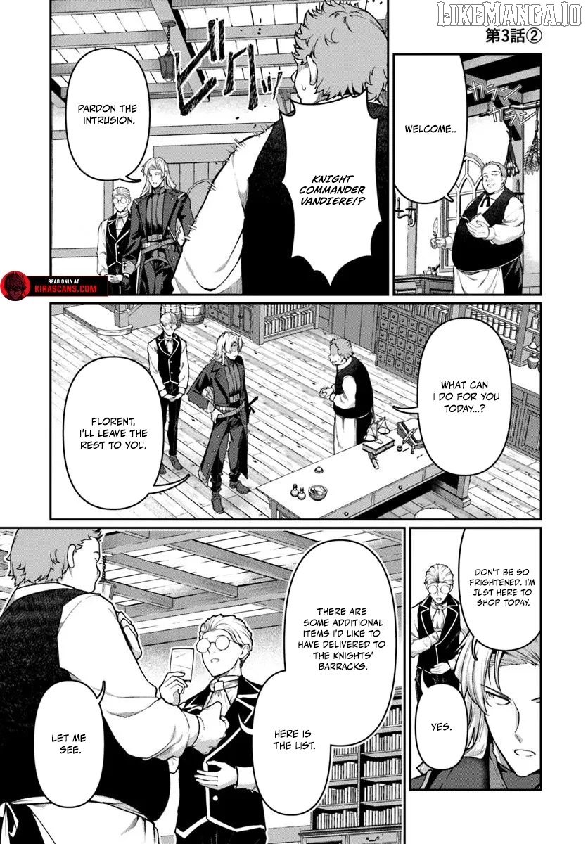 Ore, Akuyaku Kishidanchou ni Tensei suru Chapter 3.2 page 1