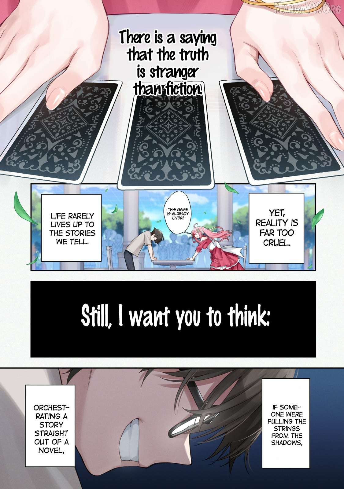Ore wa Gakuen Zunou Battle no Ensyutsuka!: Jishou Mob ga Kage kara Egaku Saikyou Shujinkou Musou Scenario Chapter 1 page 1