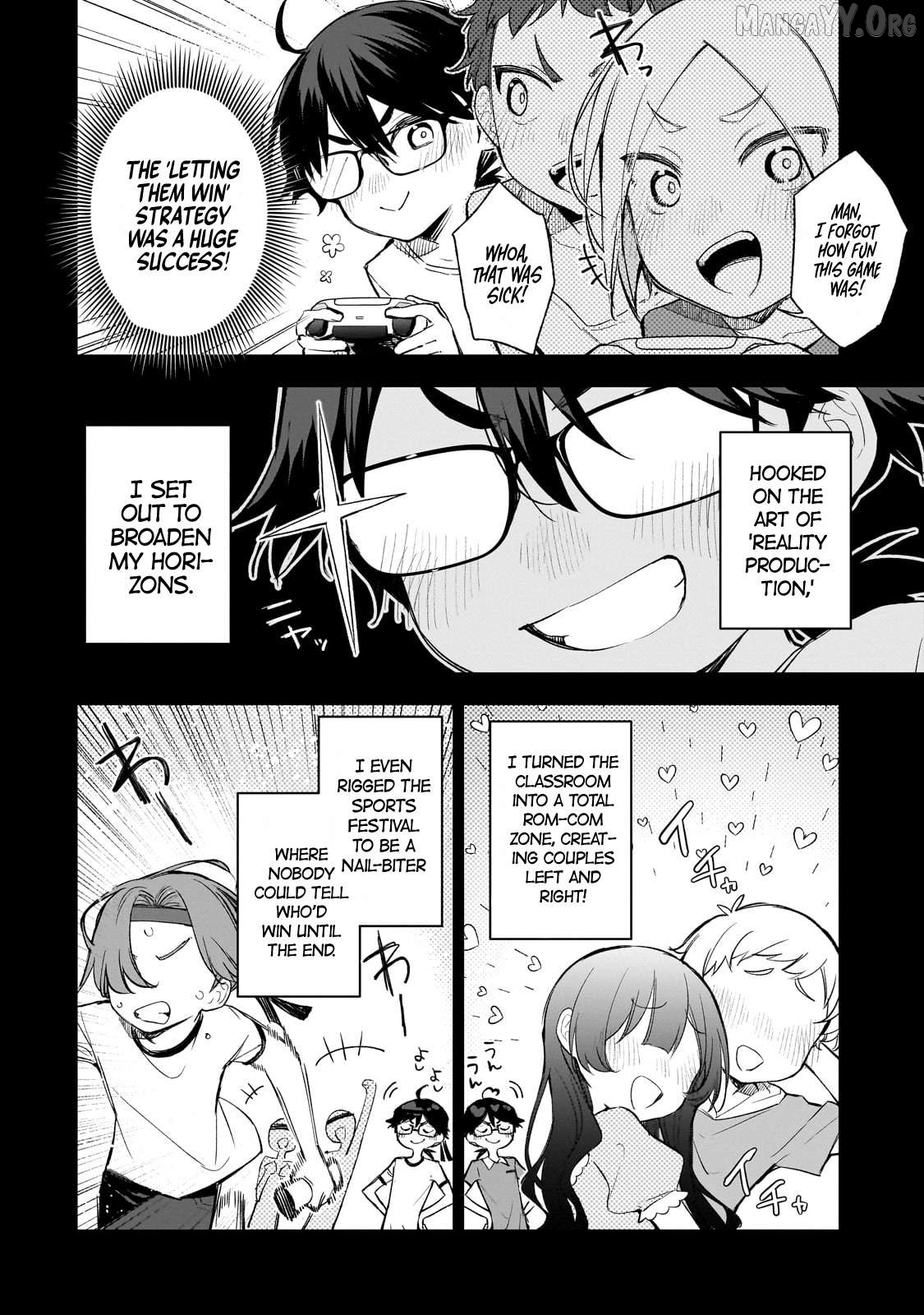 Ore wa Gakuen Zunou Battle no Ensyutsuka!: Jishou Mob ga Kage kara Egaku Saikyou Shujinkou Musou Scenario Chapter 1 page 13
