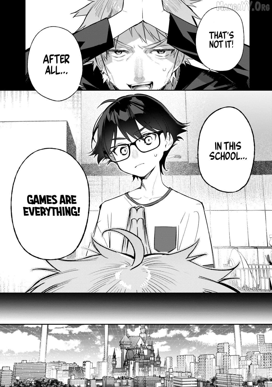 Ore wa Gakuen Zunou Battle no Ensyutsuka!: Jishou Mob ga Kage kara Egaku Saikyou Shujinkou Musou Scenario Chapter 1 page 20