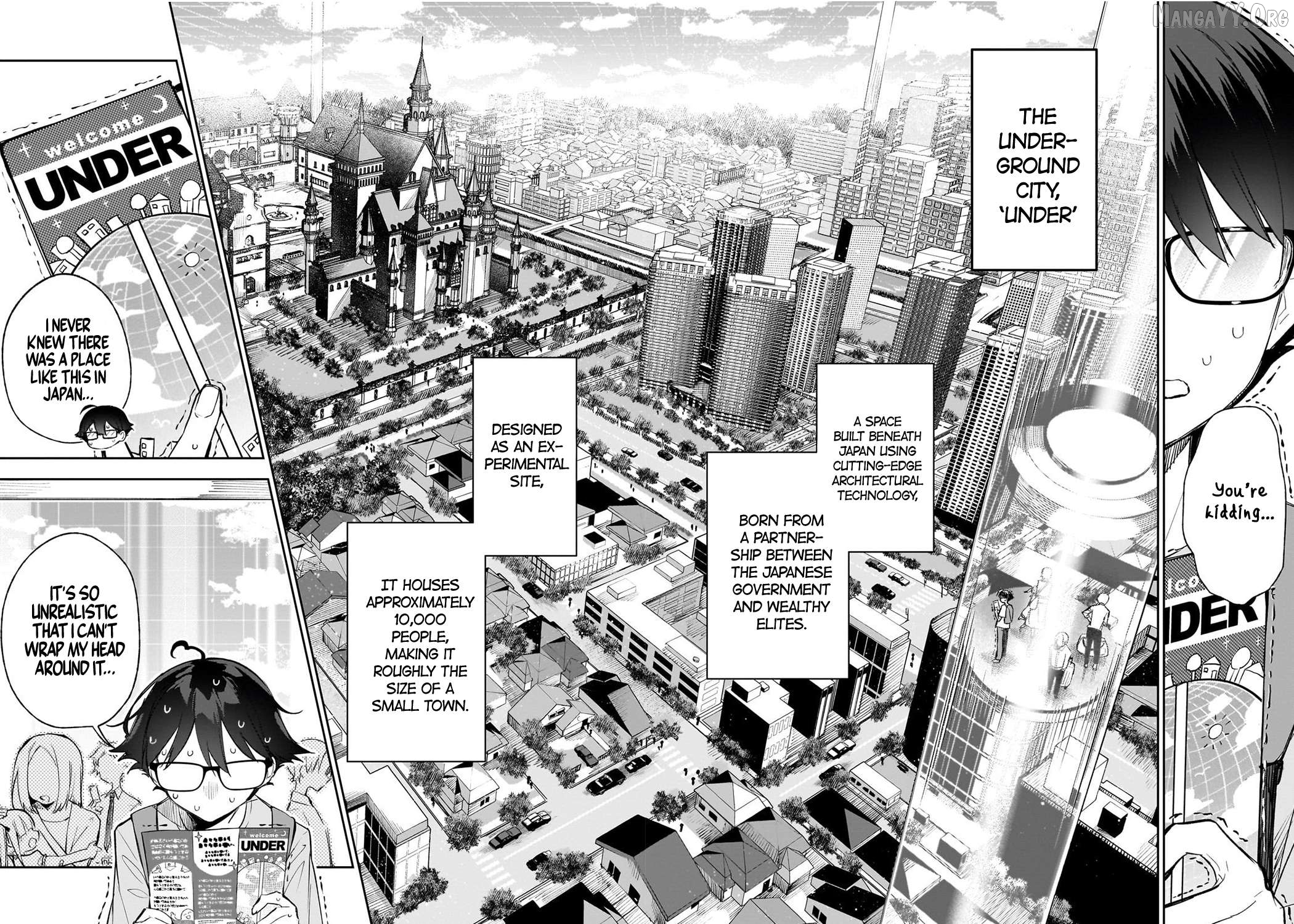 Ore wa Gakuen Zunou Battle no Ensyutsuka!: Jishou Mob ga Kage kara Egaku Saikyou Shujinkou Musou Scenario Chapter 1 page 21