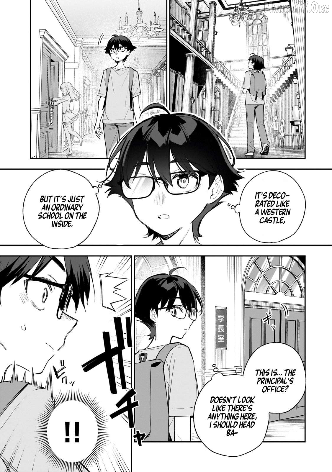 Ore wa Gakuen Zunou Battle no Ensyutsuka!: Jishou Mob ga Kage kara Egaku Saikyou Shujinkou Musou Scenario Chapter 1 page 23