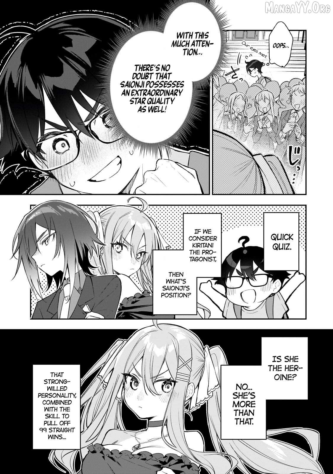 Ore wa Gakuen Zunou Battle no Ensyutsuka!: Jishou Mob ga Kage kara Egaku Saikyou Shujinkou Musou Scenario Chapter 1 page 36