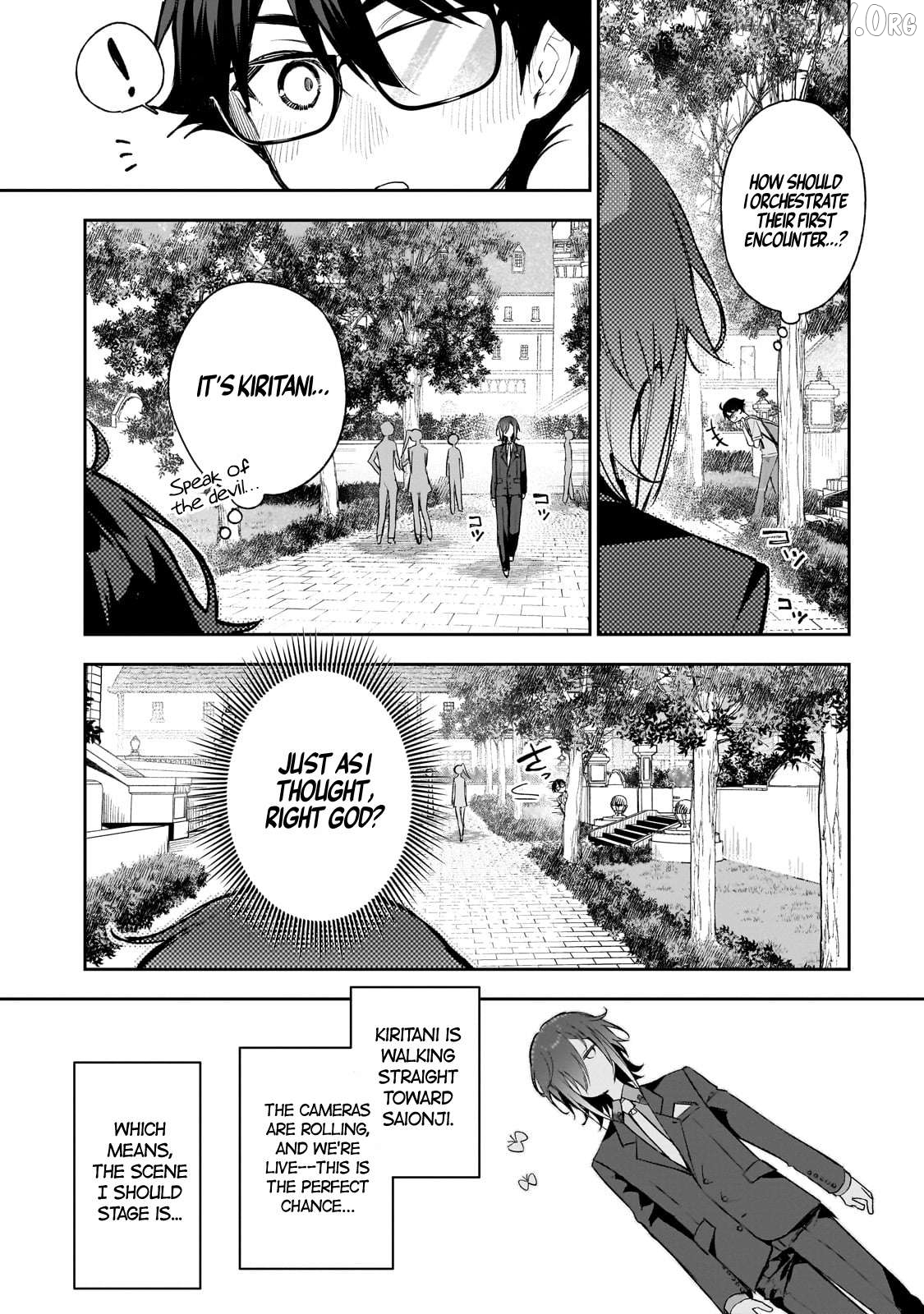 Ore wa Gakuen Zunou Battle no Ensyutsuka!: Jishou Mob ga Kage kara Egaku Saikyou Shujinkou Musou Scenario Chapter 1 page 40