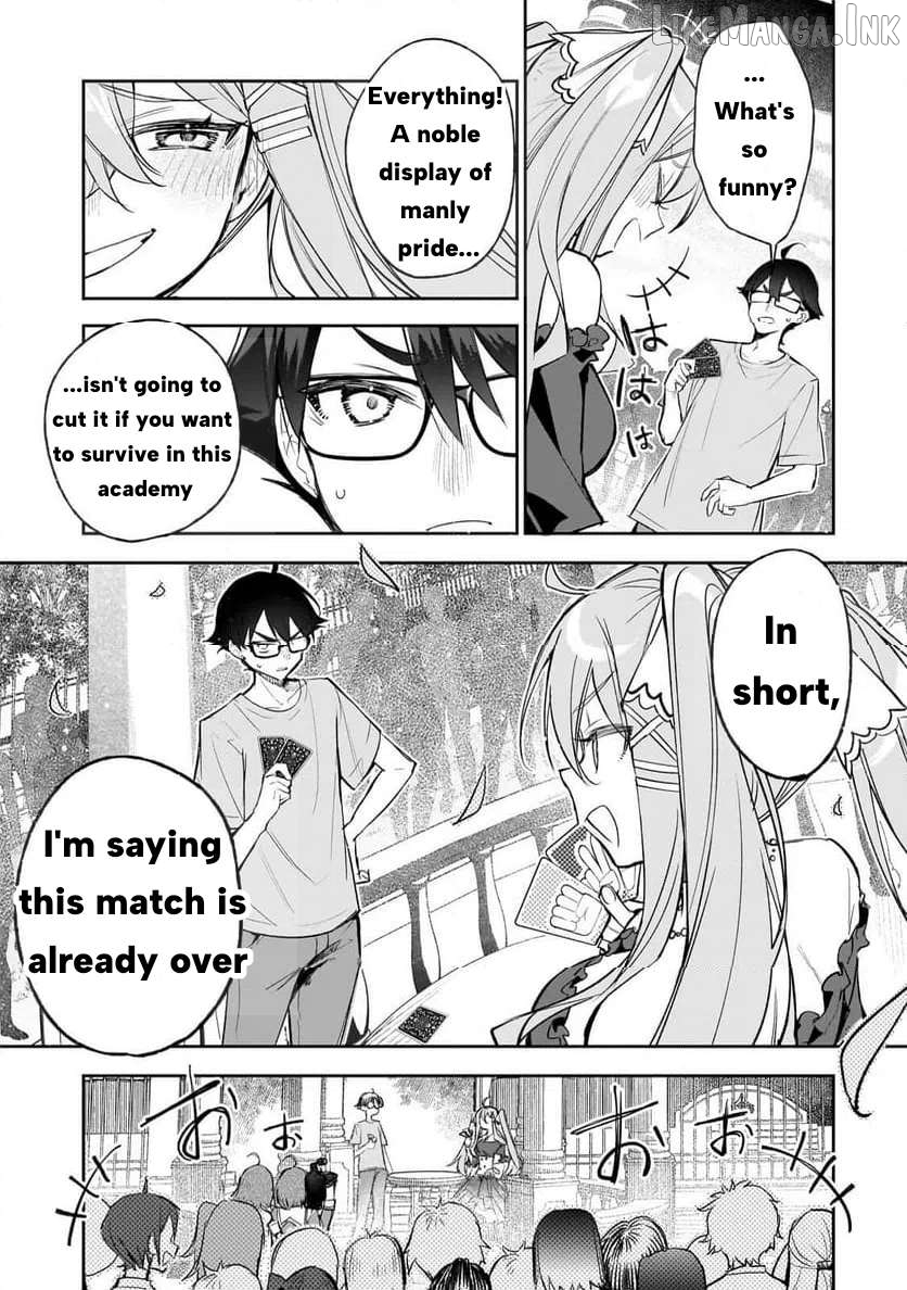 Ore wa Gakuen Zunou Battle no Ensyutsuka!: Jishou Mob ga Kage kara Egaku Saikyou Shujinkou Musou Scenario Chapter 2 page 21