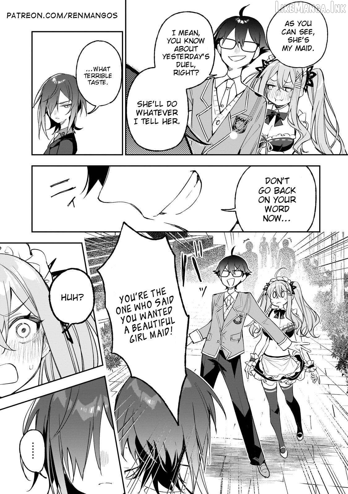 Ore wa Gakuen Zunou Battle no Ensyutsuka!: Jishou Mob ga Kage kara Egaku Saikyou Shujinkou Musou Scenario Chapter 3.2 page 7