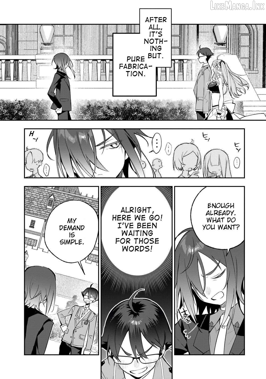 Ore wa Gakuen Zunou Battle no Ensyutsuka!: Jishou Mob ga Kage kara Egaku Saikyou Shujinkou Musou Scenario Chapter 3.2 page 9