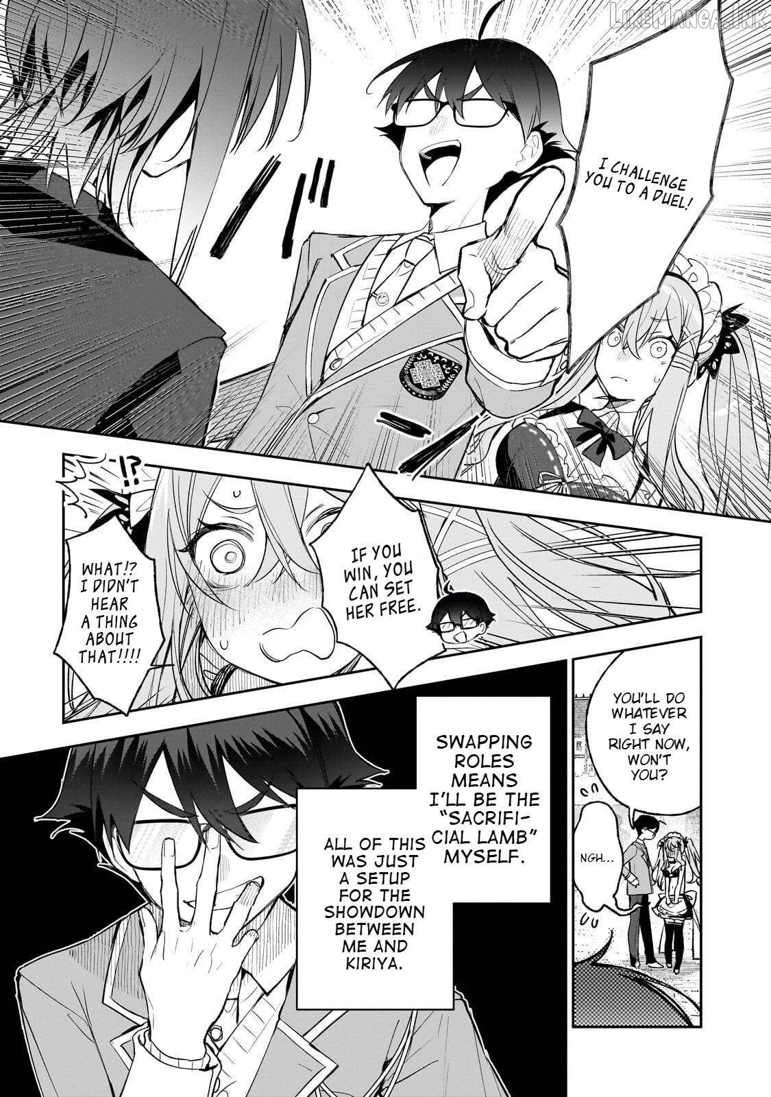 Ore wa Gakuen Zunou Battle no Ensyutsuka!: Jishou Mob ga Kage kara Egaku Saikyou Shujinkou Musou Scenario Chapter 3.2 page 10