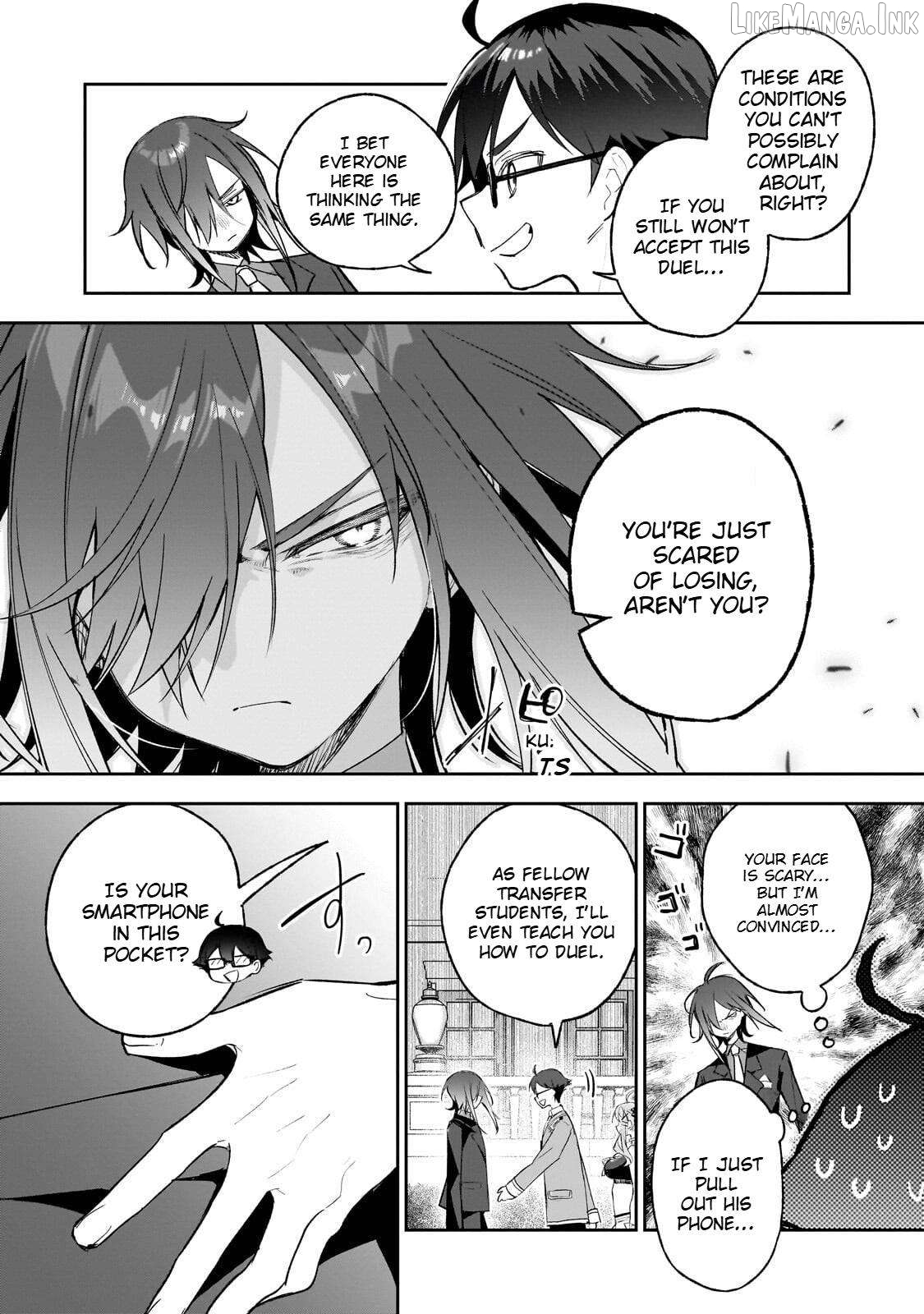 Ore wa Gakuen Zunou Battle no Ensyutsuka!: Jishou Mob ga Kage kara Egaku Saikyou Shujinkou Musou Scenario Chapter 3.2 page 13