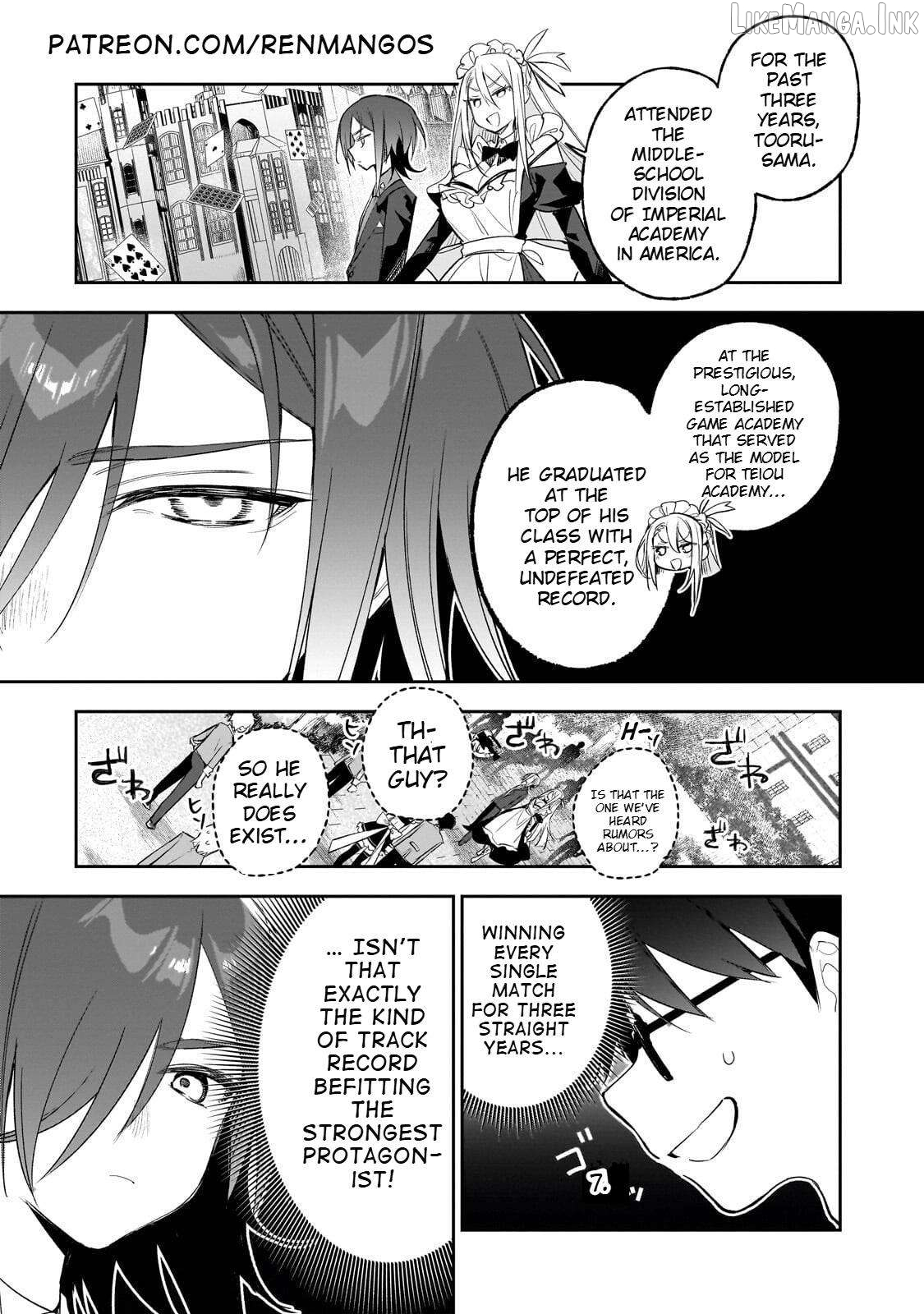 Ore wa Gakuen Zunou Battle no Ensyutsuka!: Jishou Mob ga Kage kara Egaku Saikyou Shujinkou Musou Scenario Chapter 4.1 page 6