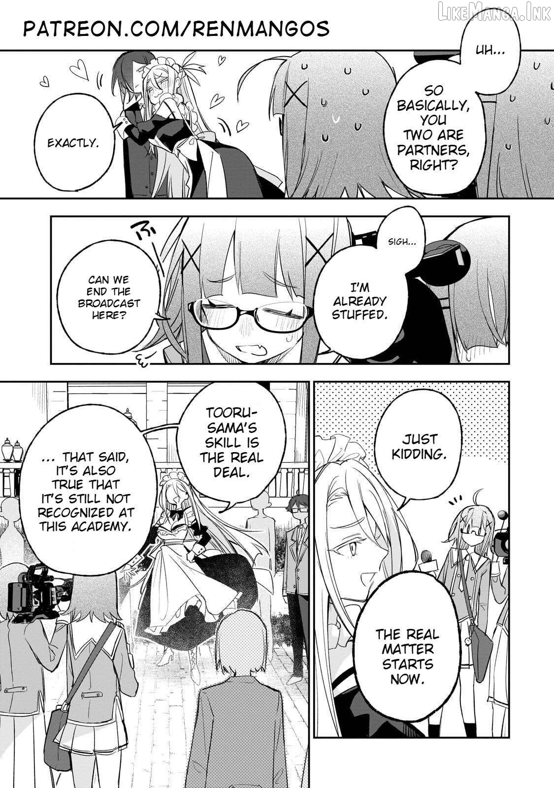 Ore wa Gakuen Zunou Battle no Ensyutsuka!: Jishou Mob ga Kage kara Egaku Saikyou Shujinkou Musou Scenario Chapter 4.2 page 3