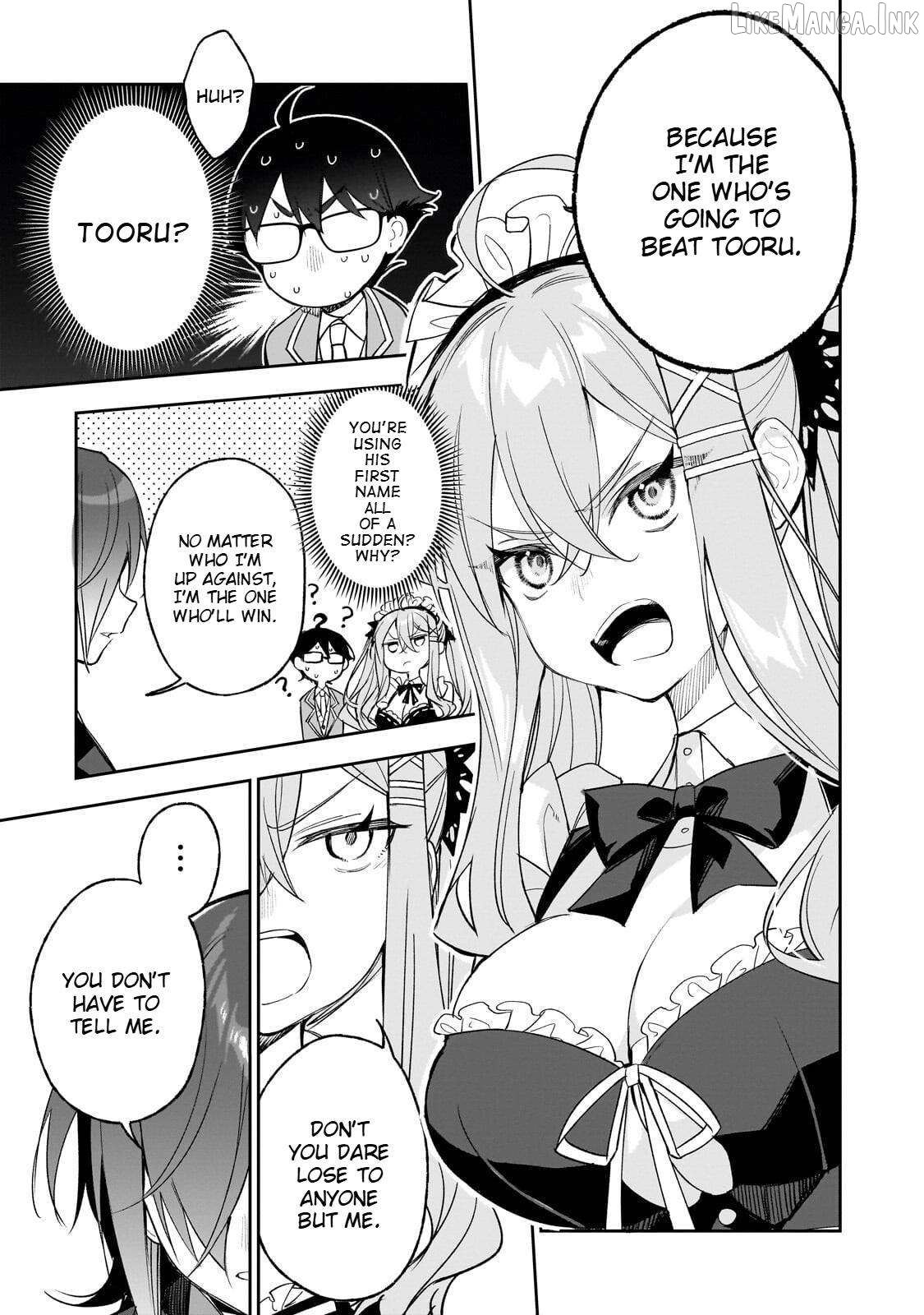 Ore wa Gakuen Zunou Battle no Ensyutsuka!: Jishou Mob ga Kage kara Egaku Saikyou Shujinkou Musou Scenario Chapter 4.2 page 12