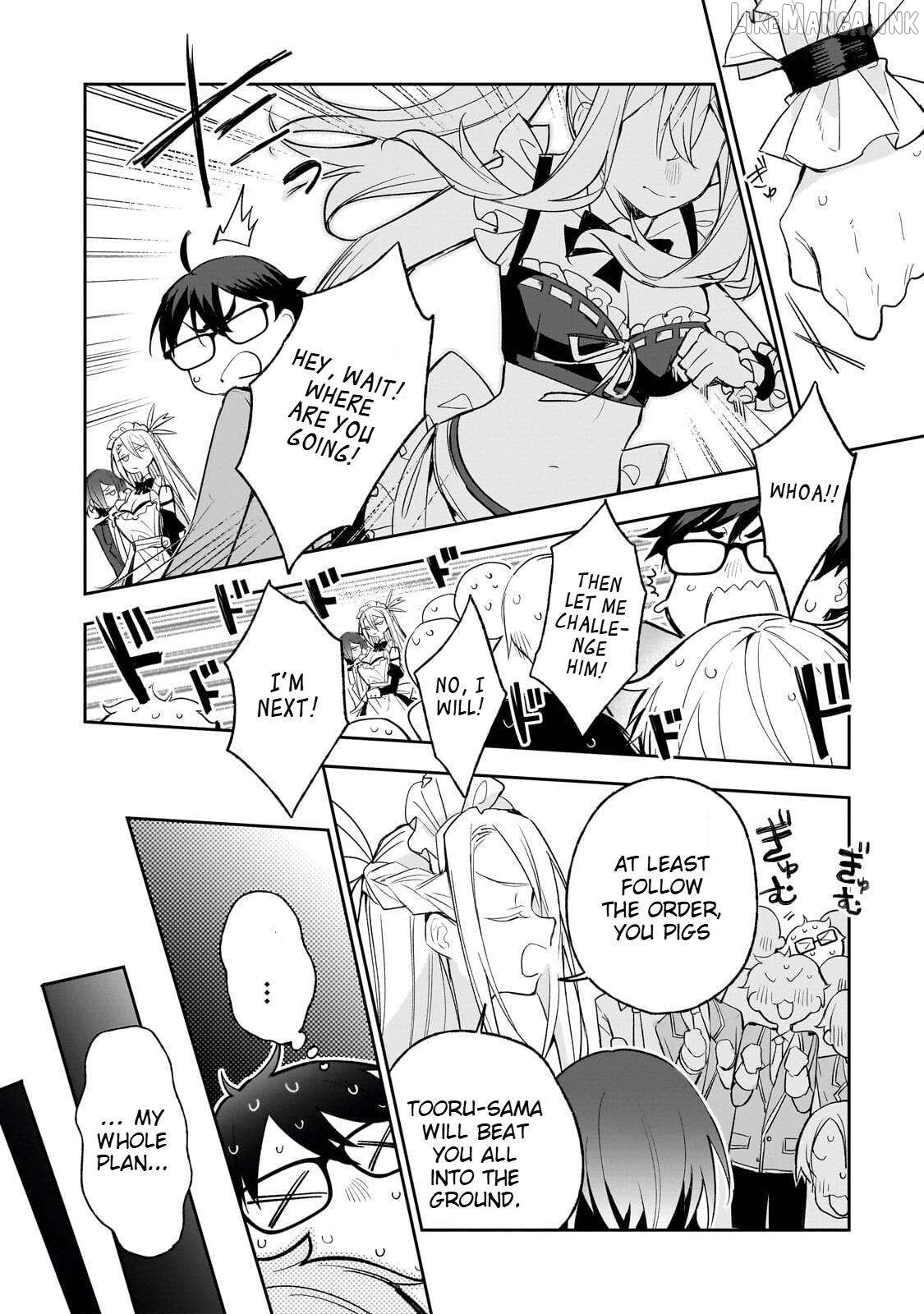 Ore wa Gakuen Zunou Battle no Ensyutsuka!: Jishou Mob ga Kage kara Egaku Saikyou Shujinkou Musou Scenario Chapter 4.2 page 13