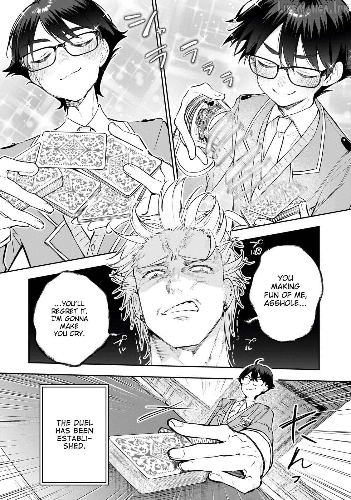 Ore wa Gakuen Zunou Battle no Ensyutsuka!: Jishou Mob ga Kage kara Egaku Saikyou Shujinkou Musou Scenario Chapter 5 page 10