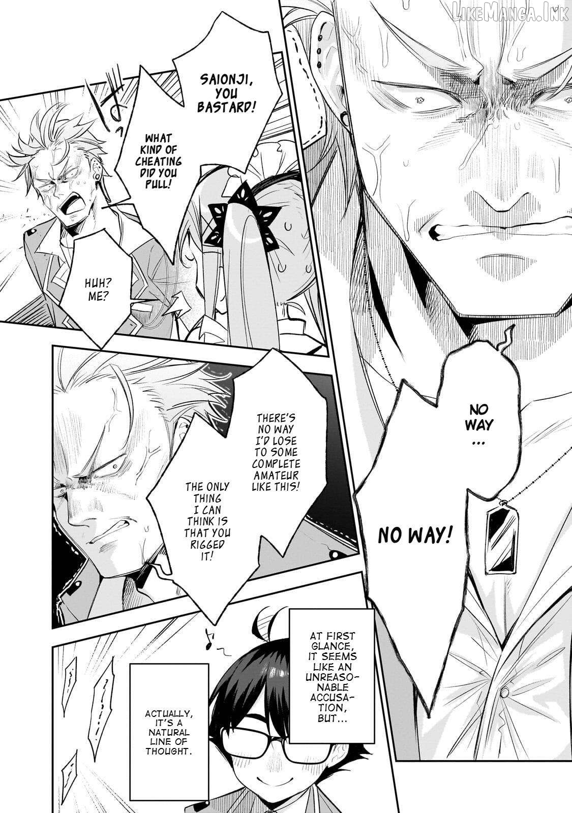 Ore wa Gakuen Zunou Battle no Ensyutsuka!: Jishou Mob ga Kage kara Egaku Saikyou Shujinkou Musou Scenario Chapter 6 page 13