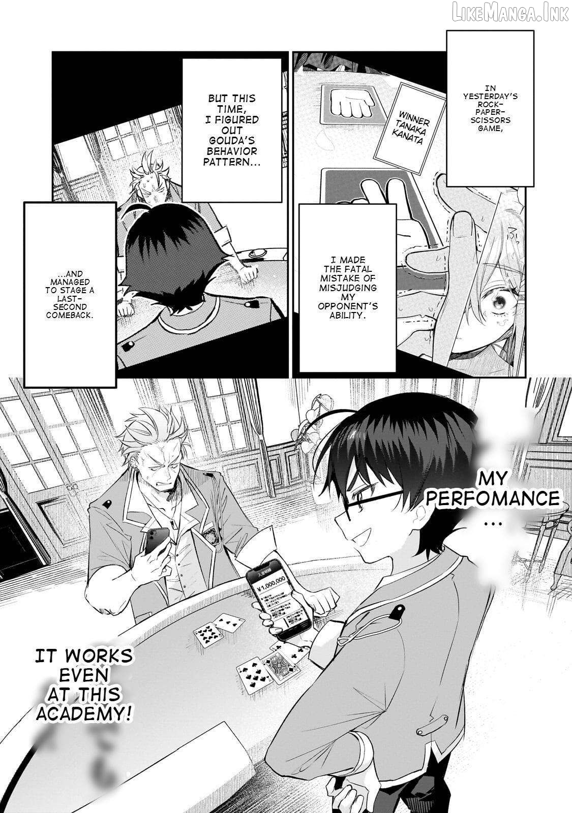 Ore wa Gakuen Zunou Battle no Ensyutsuka!: Jishou Mob ga Kage kara Egaku Saikyou Shujinkou Musou Scenario Chapter 6 page 21