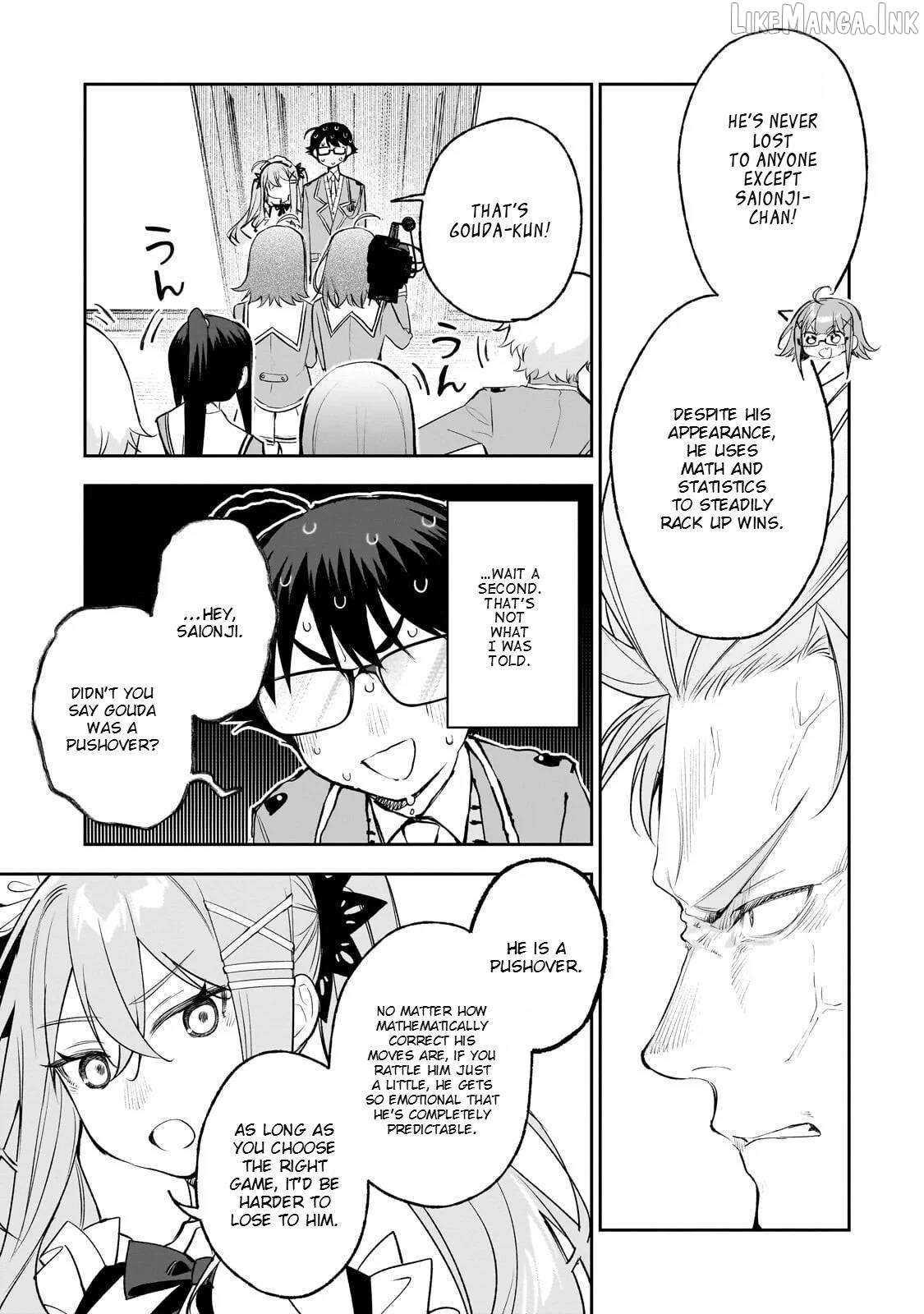 Ore wa Gakuen Zunou Battle no Ensyutsuka!: Jishou Mob ga Kage kara Egaku Saikyou Shujinkou Musou Scenario Chapter 6 page 27
