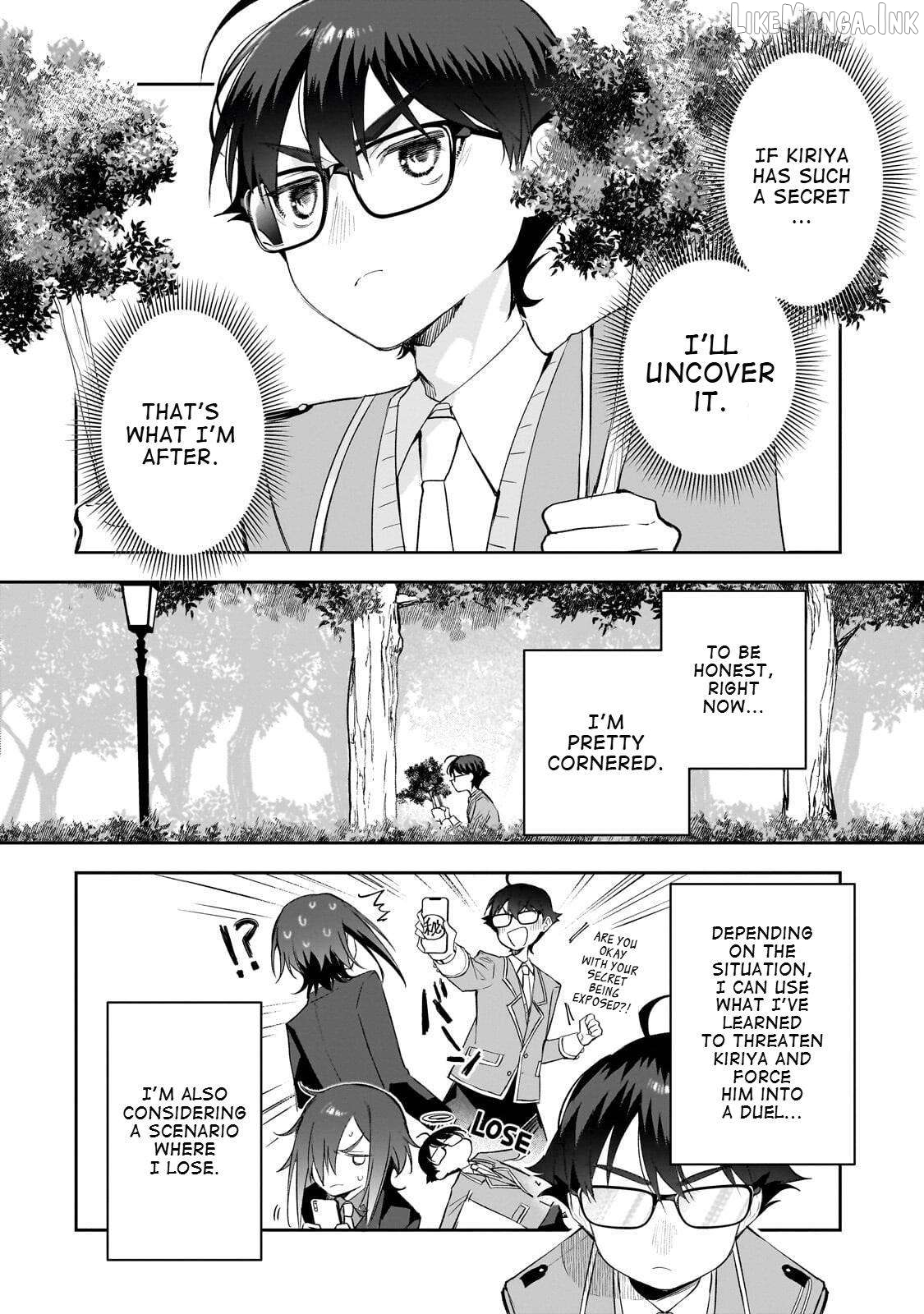 Ore wa Gakuen Zunou Battle no Ensyutsuka!: Jishou Mob ga Kage kara Egaku Saikyou Shujinkou Musou Scenario Chapter 7 page 4