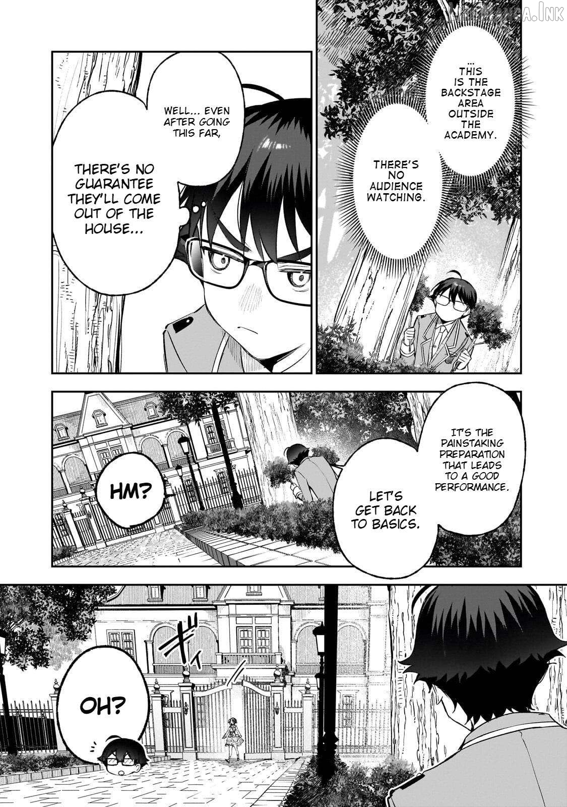 Ore wa Gakuen Zunou Battle no Ensyutsuka!: Jishou Mob ga Kage kara Egaku Saikyou Shujinkou Musou Scenario Chapter 7 page 5
