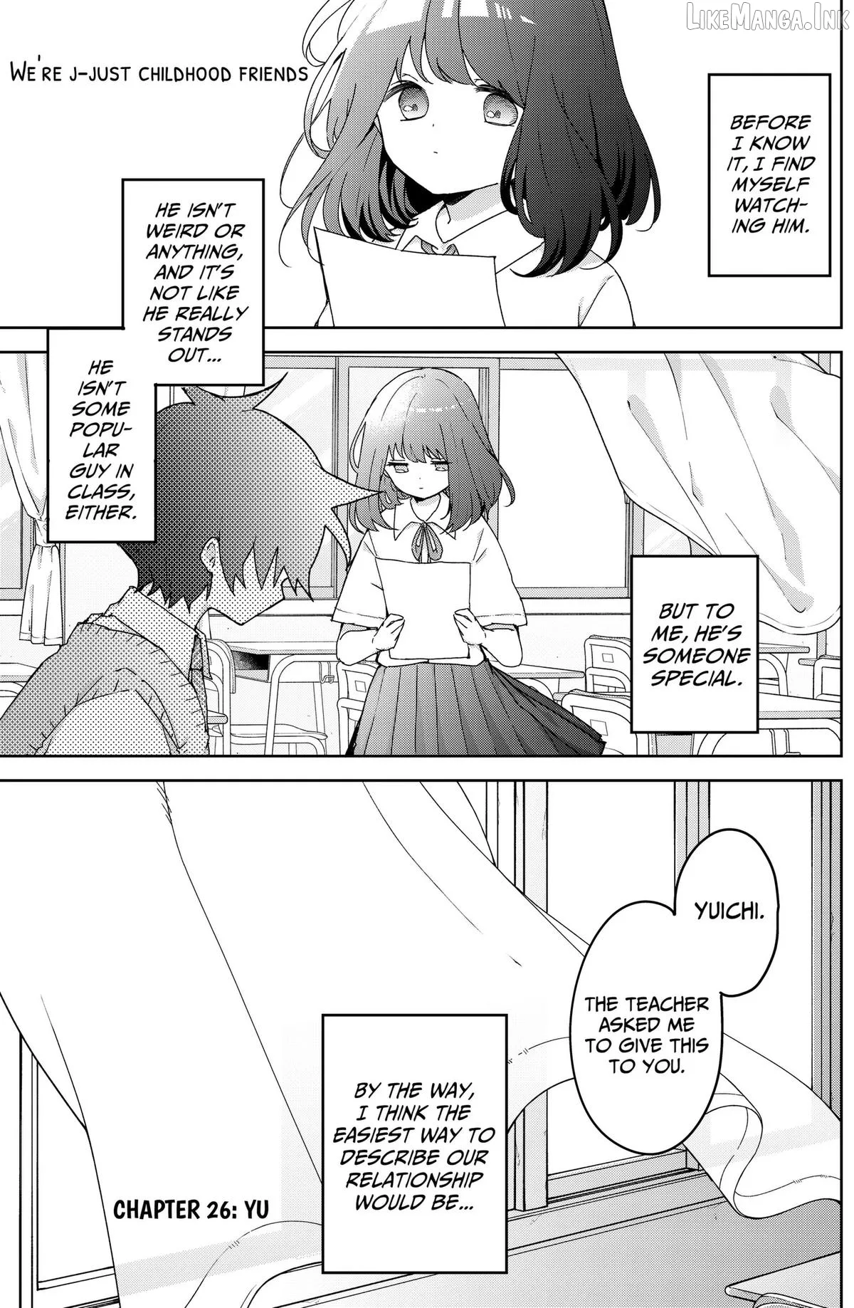 Osananananajimi Chapter 26 page 1