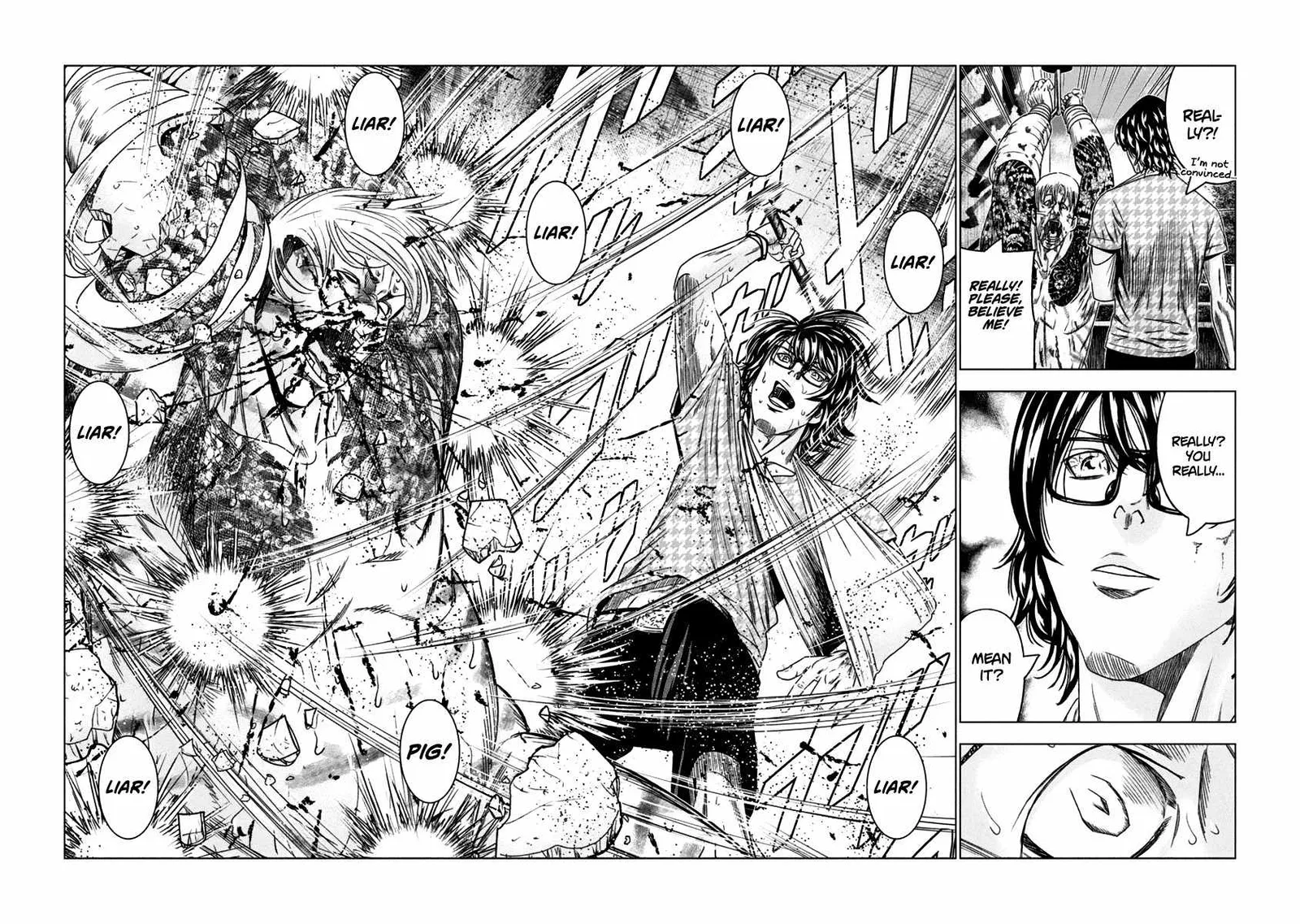 Out (Makoto Mizuta) Chapter 105 page 14