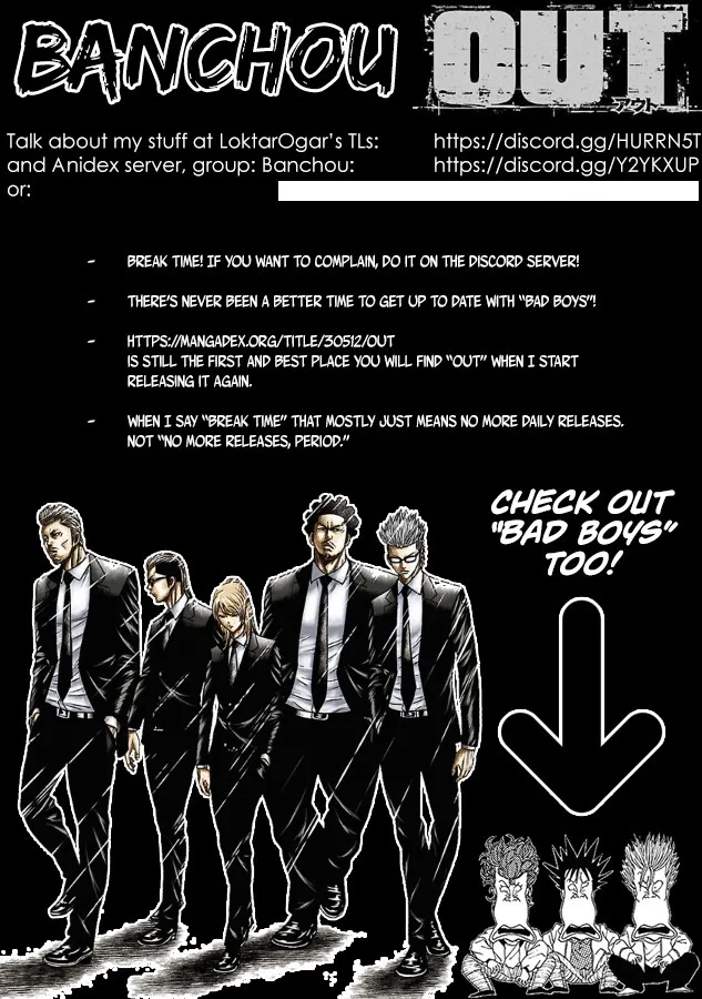 Out (Makoto Mizuta) Chapter 110 page 1