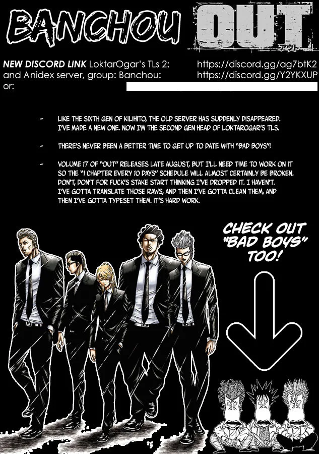 Out (Makoto Mizuta) Chapter 148 page 1