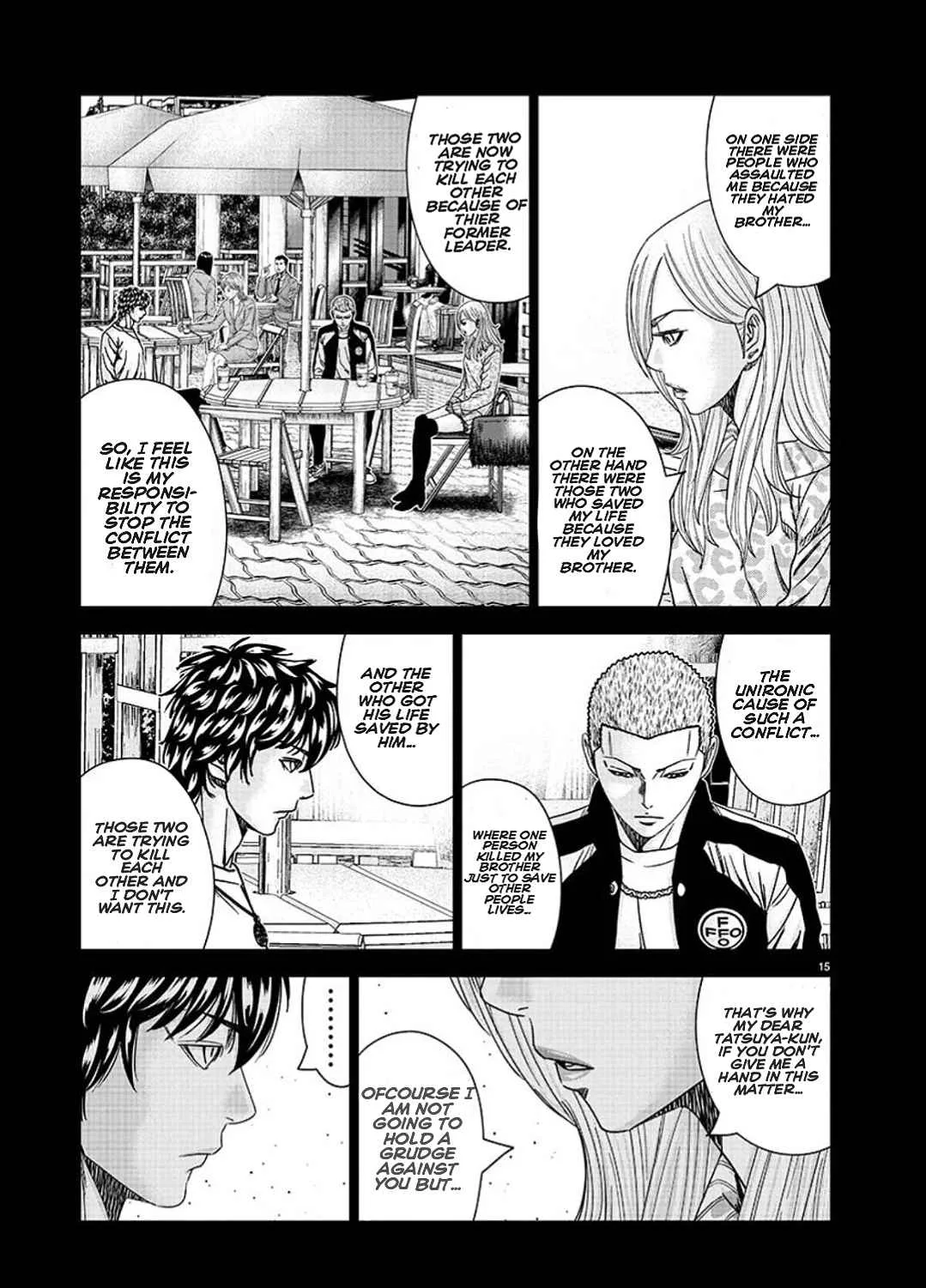 Out (Makoto Mizuta) Chapter 209 page 15
