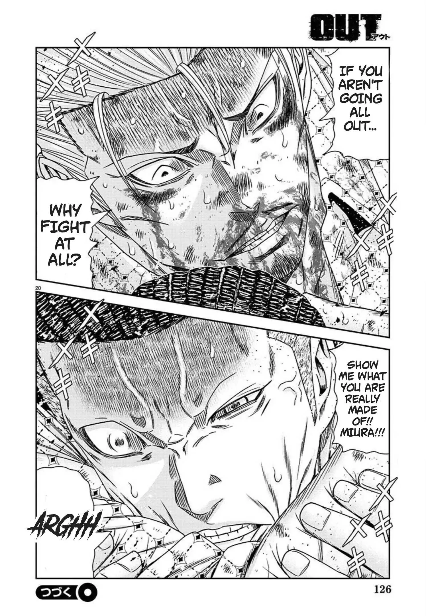 Out (Makoto Mizuta) Chapter 217 page 20