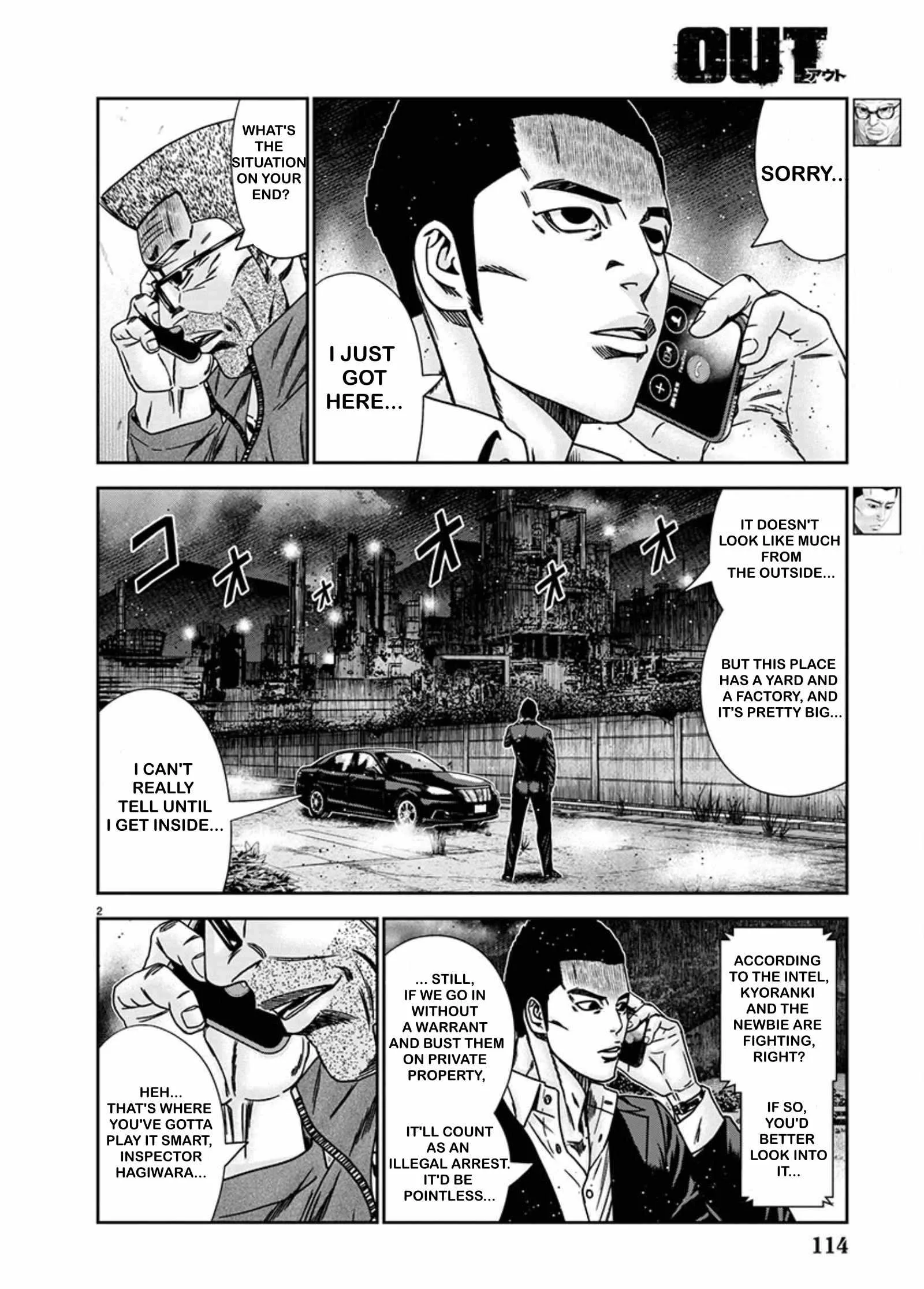 Out (Makoto Mizuta) Chapter 240 page 2