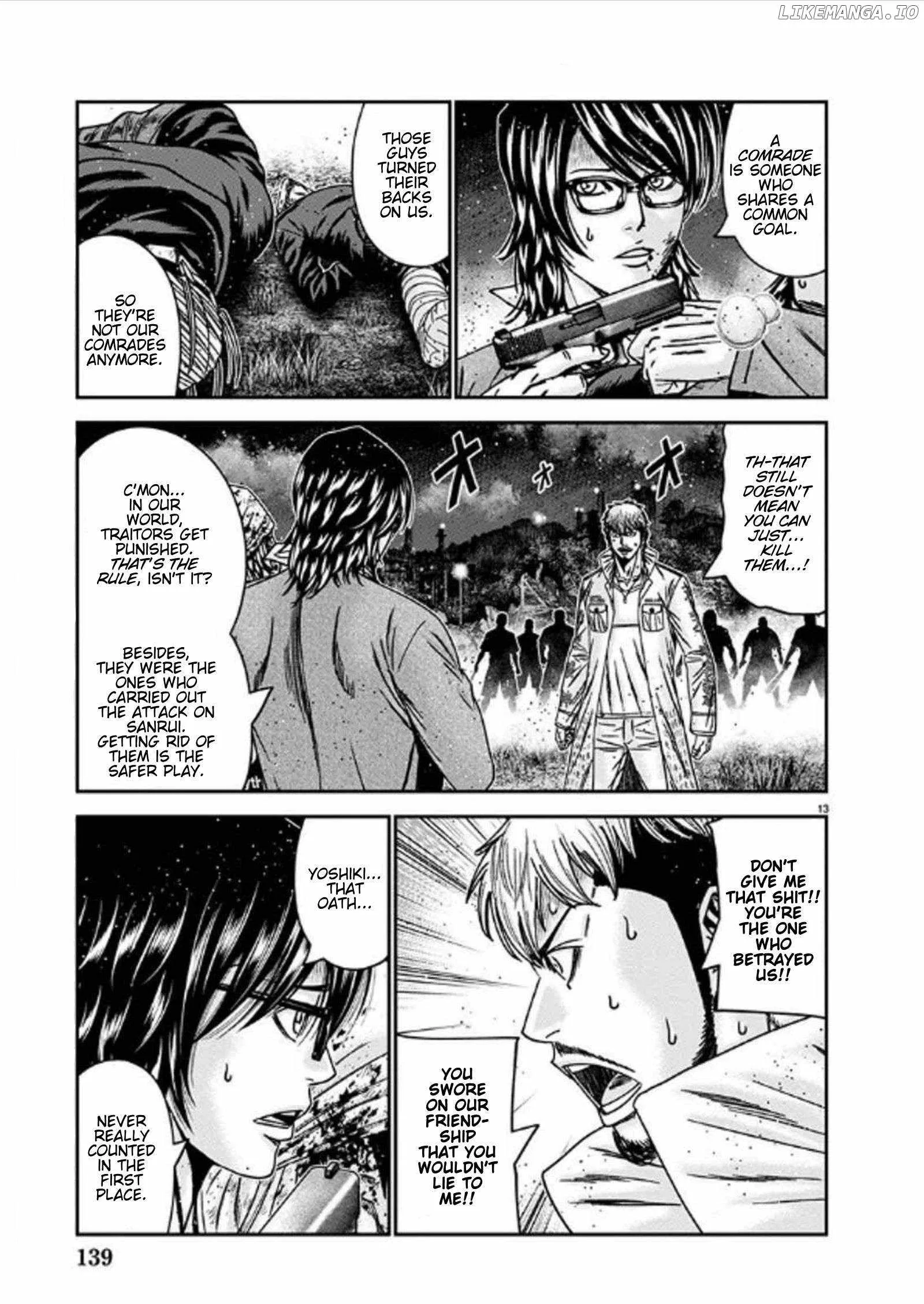 Out (Makoto Mizuta) Chapter 254 page 13