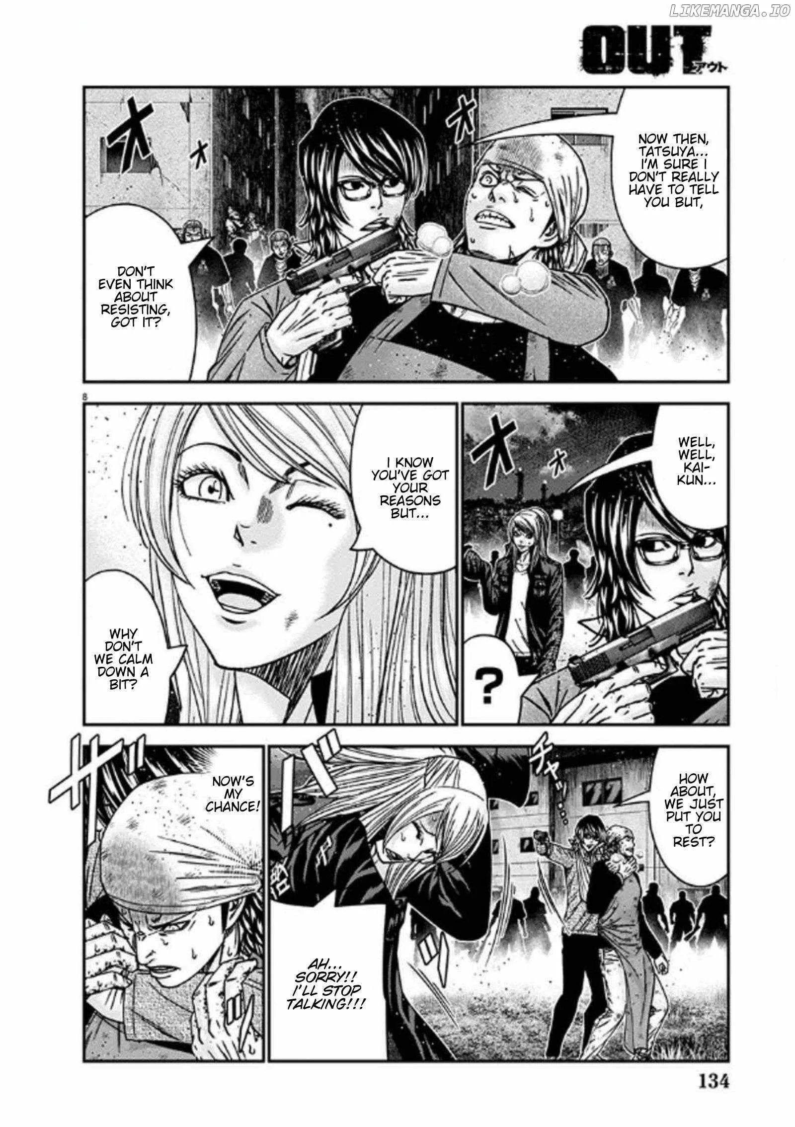 Out (Makoto Mizuta) Chapter 254 page 8