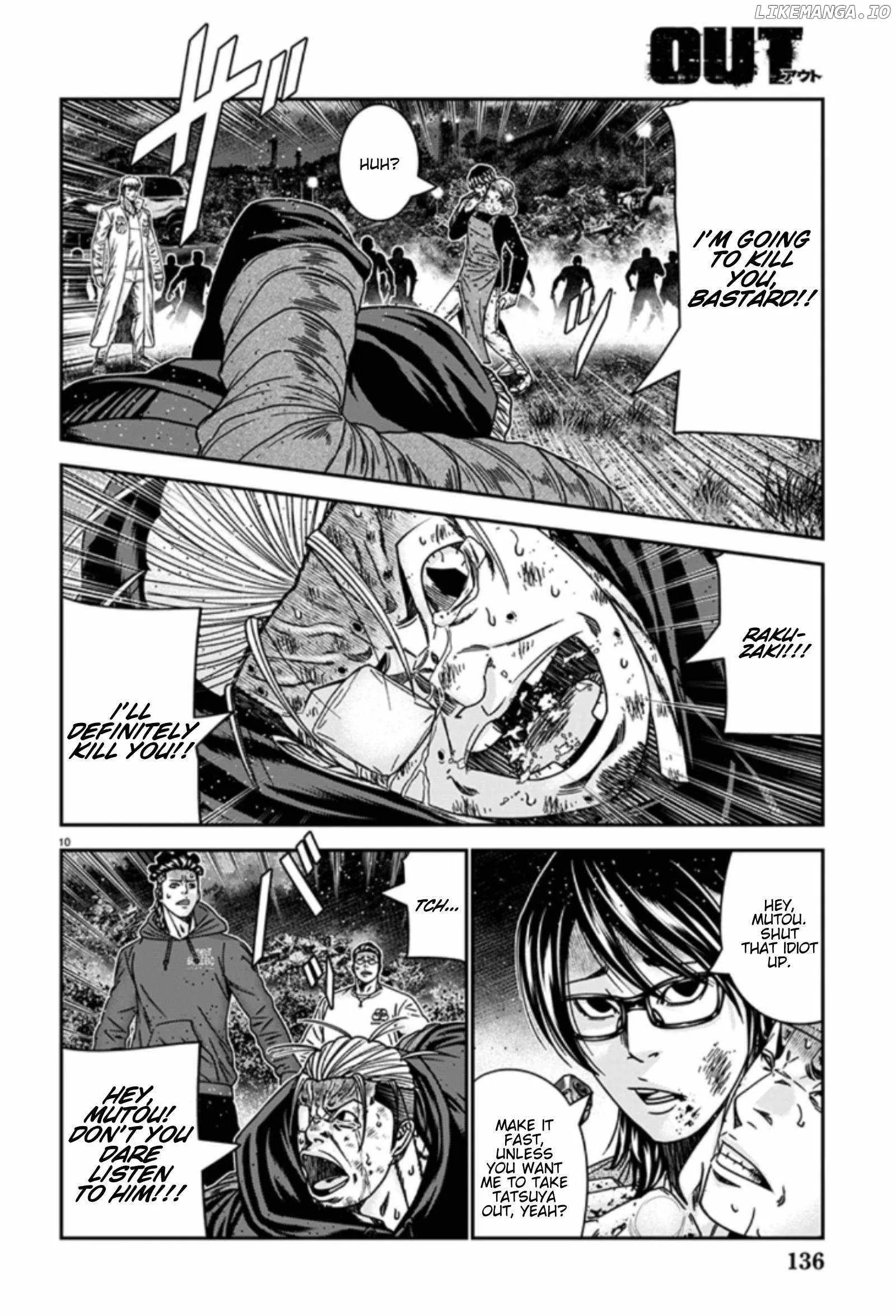 Out (Makoto Mizuta) Chapter 254 page 10