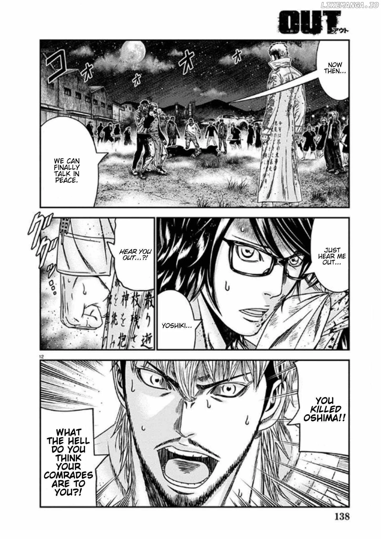Out (Makoto Mizuta) Chapter 254 page 12