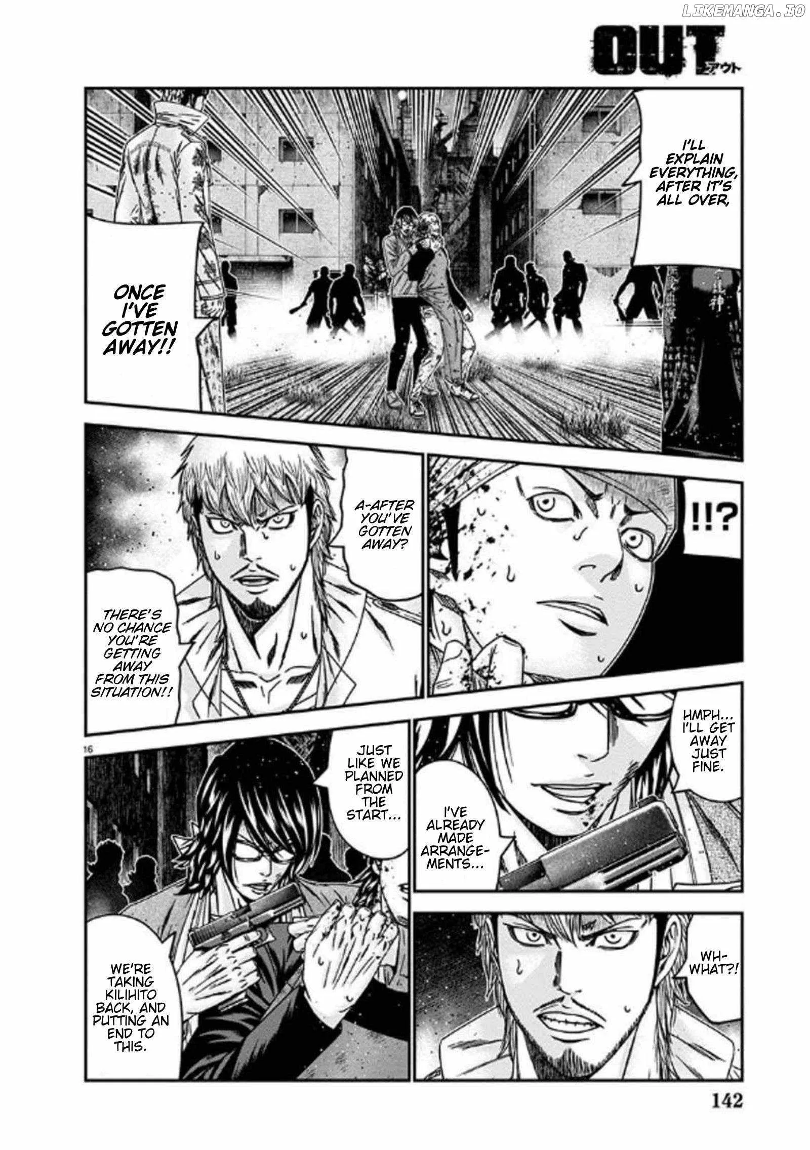 Out (Makoto Mizuta) Chapter 254 page 16