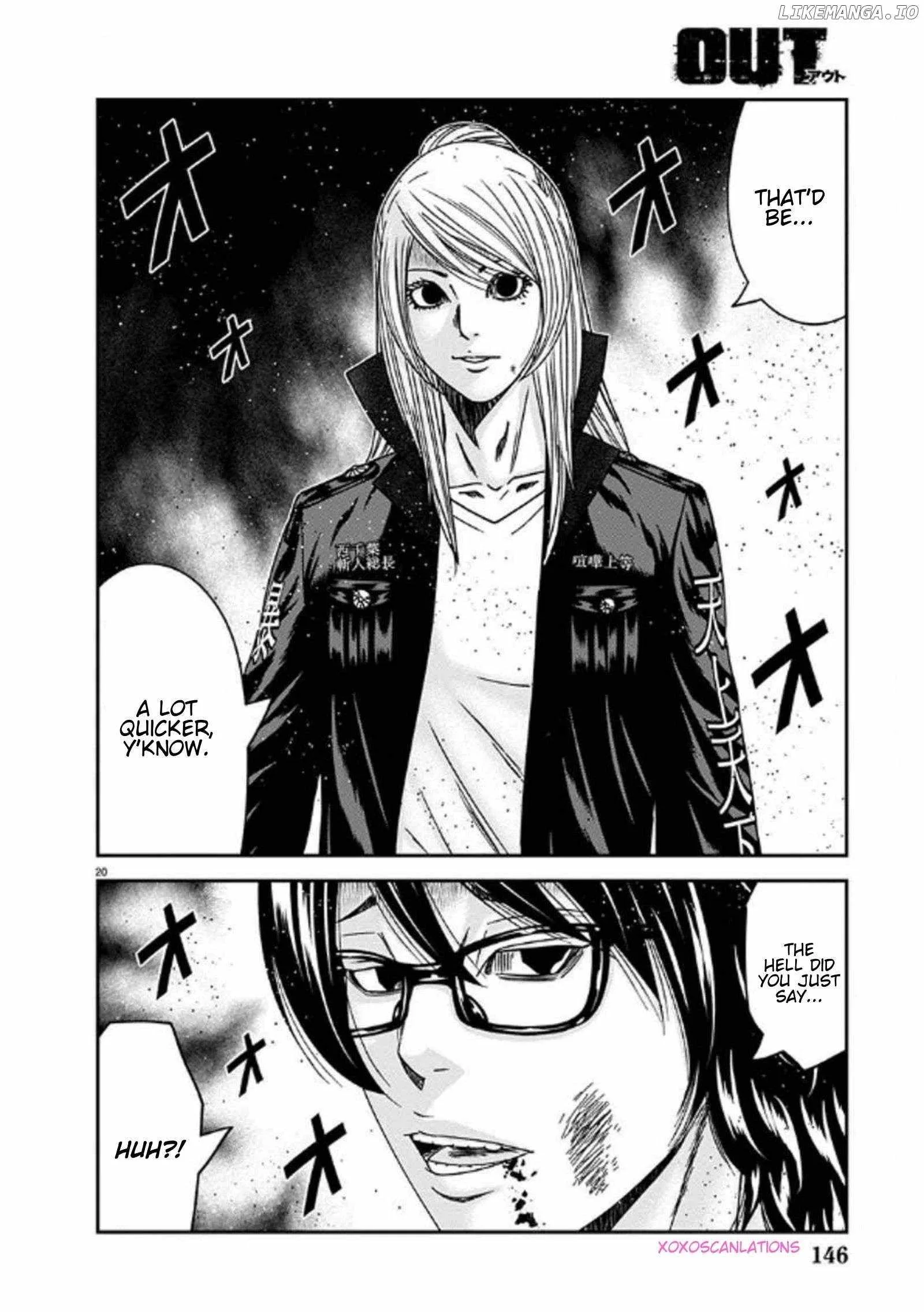 Out (Makoto Mizuta) Chapter 254 page 20
