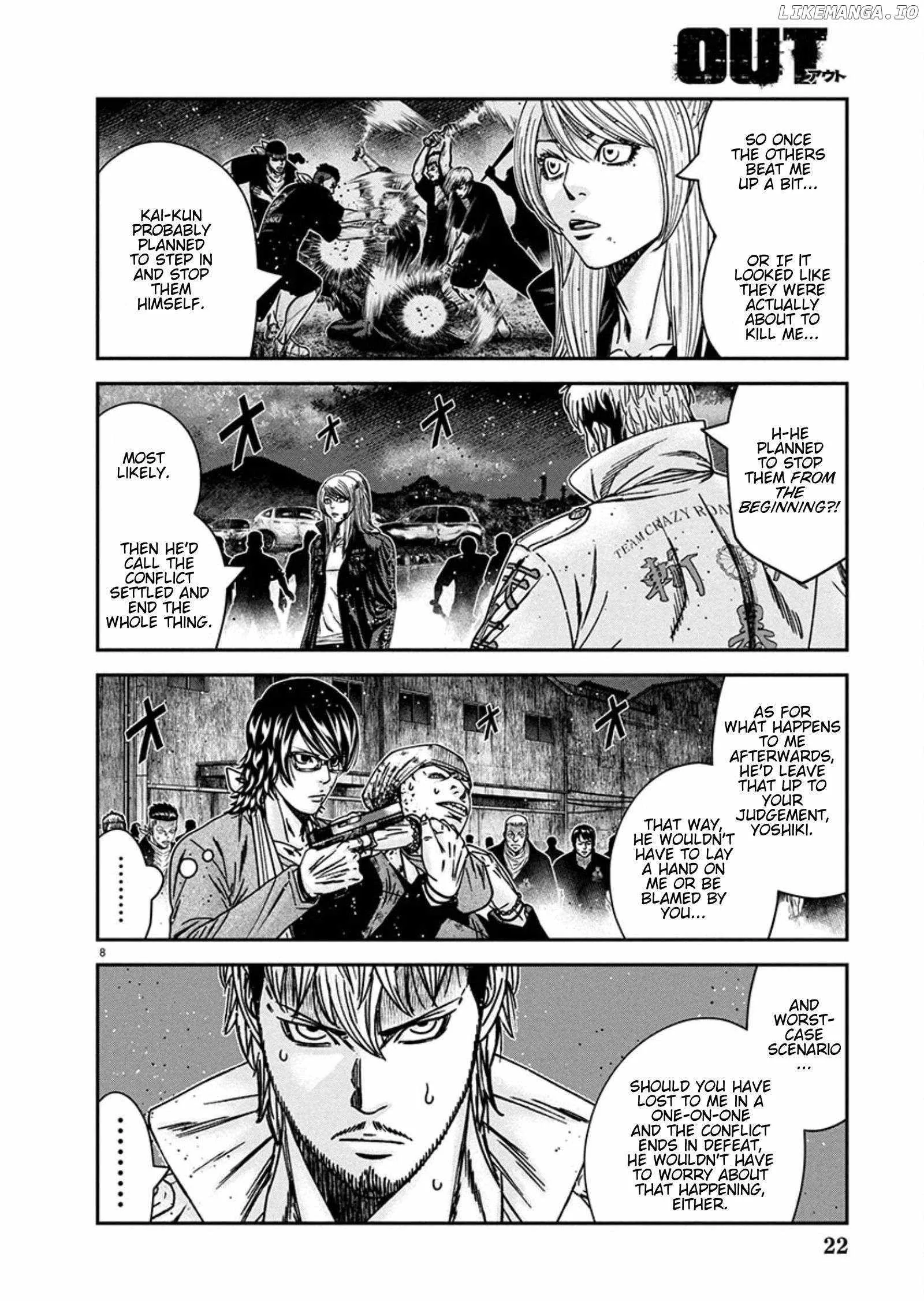 Out (Makoto Mizuta) Chapter 255 page 8