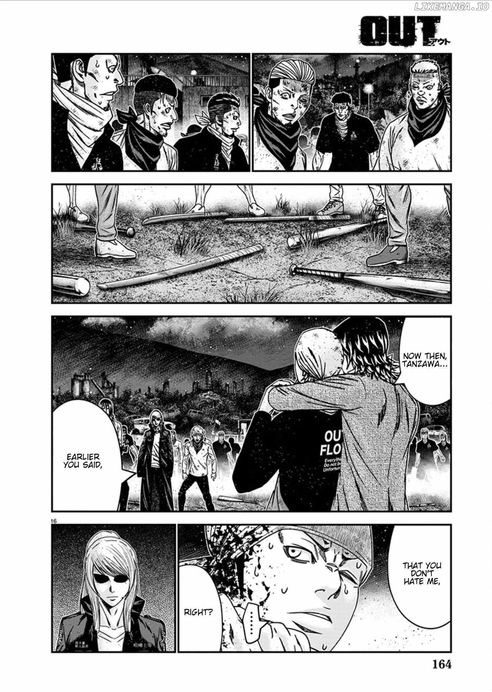 Out (Makoto Mizuta) Chapter 256 page 16