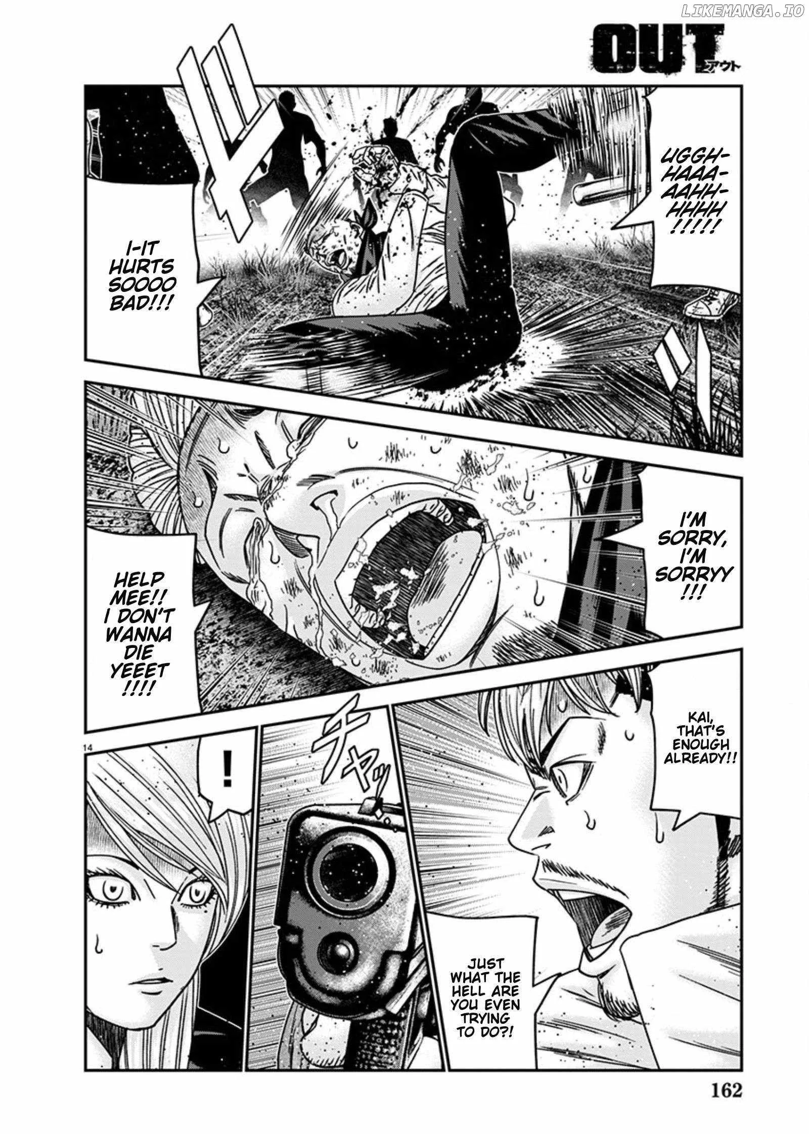 Out (Makoto Mizuta) Chapter 256 page 14