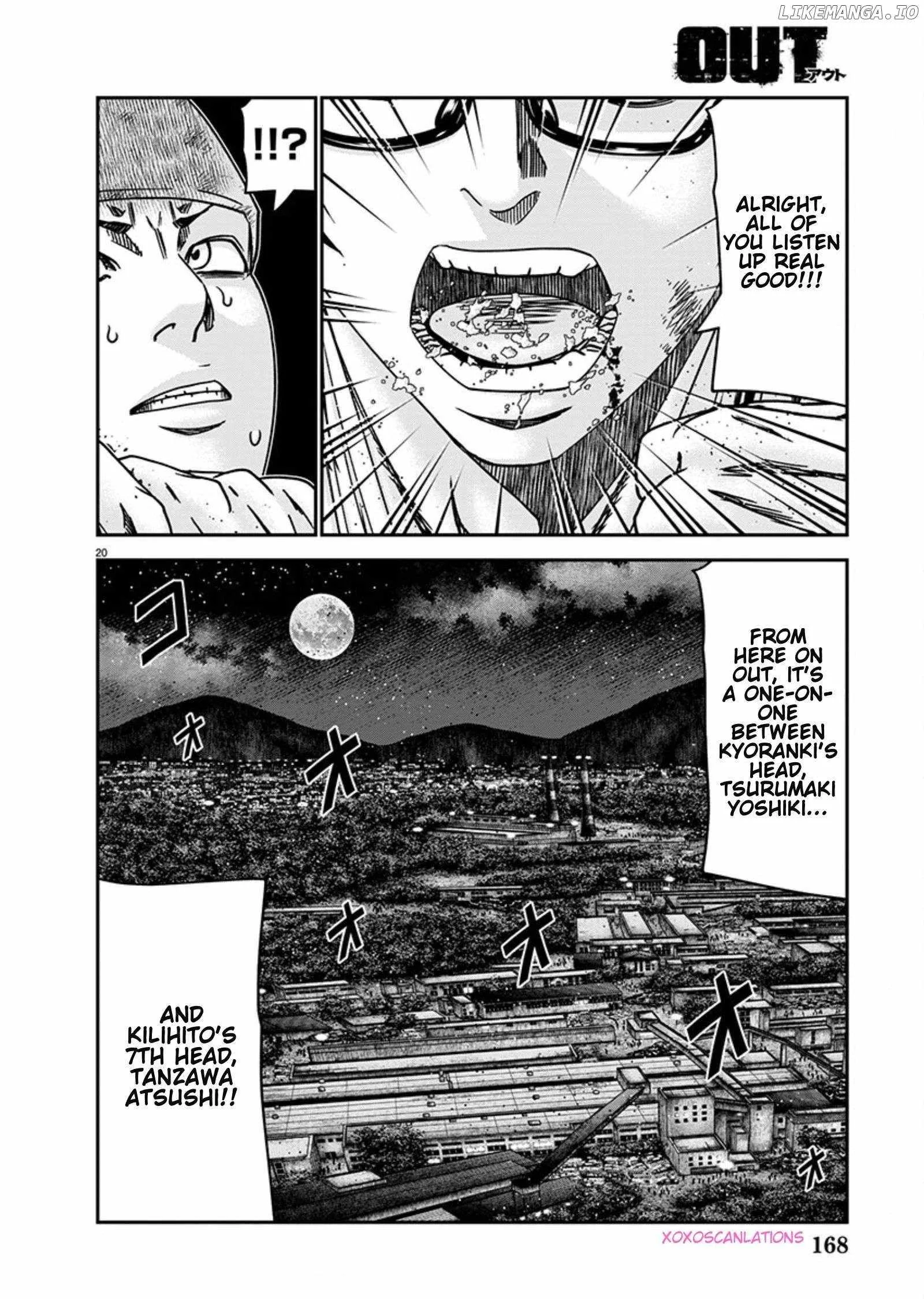 Out (Makoto Mizuta) Chapter 256 page 20
