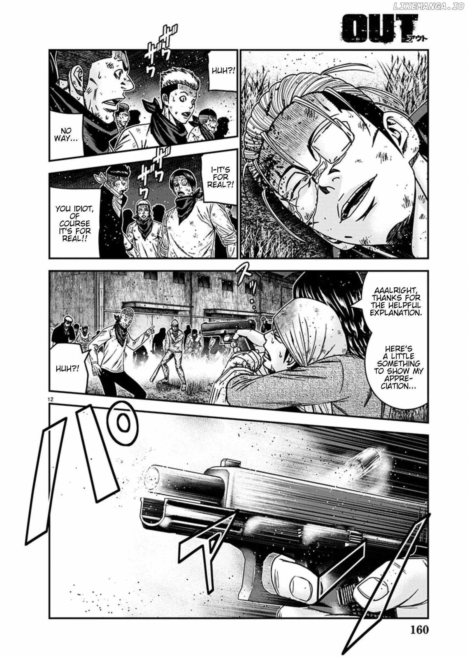 Out (Makoto Mizuta) Chapter 256 page 12