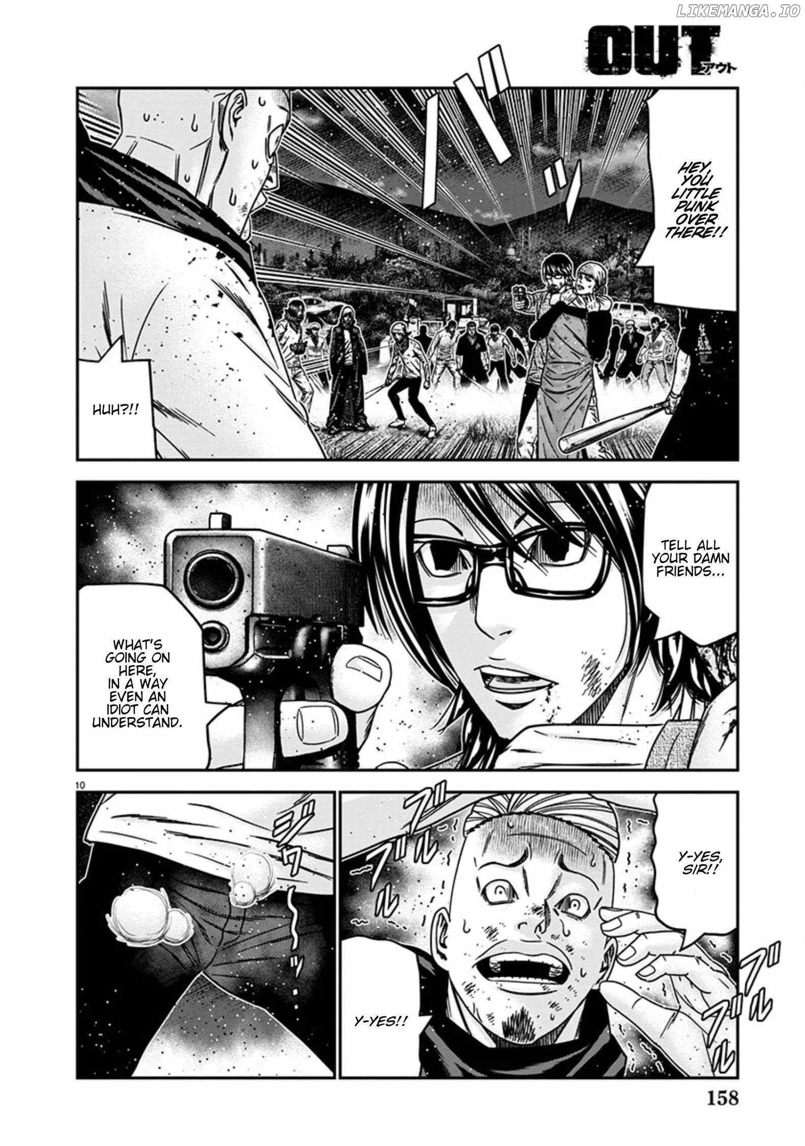Out (Makoto Mizuta) Chapter 256 page 10