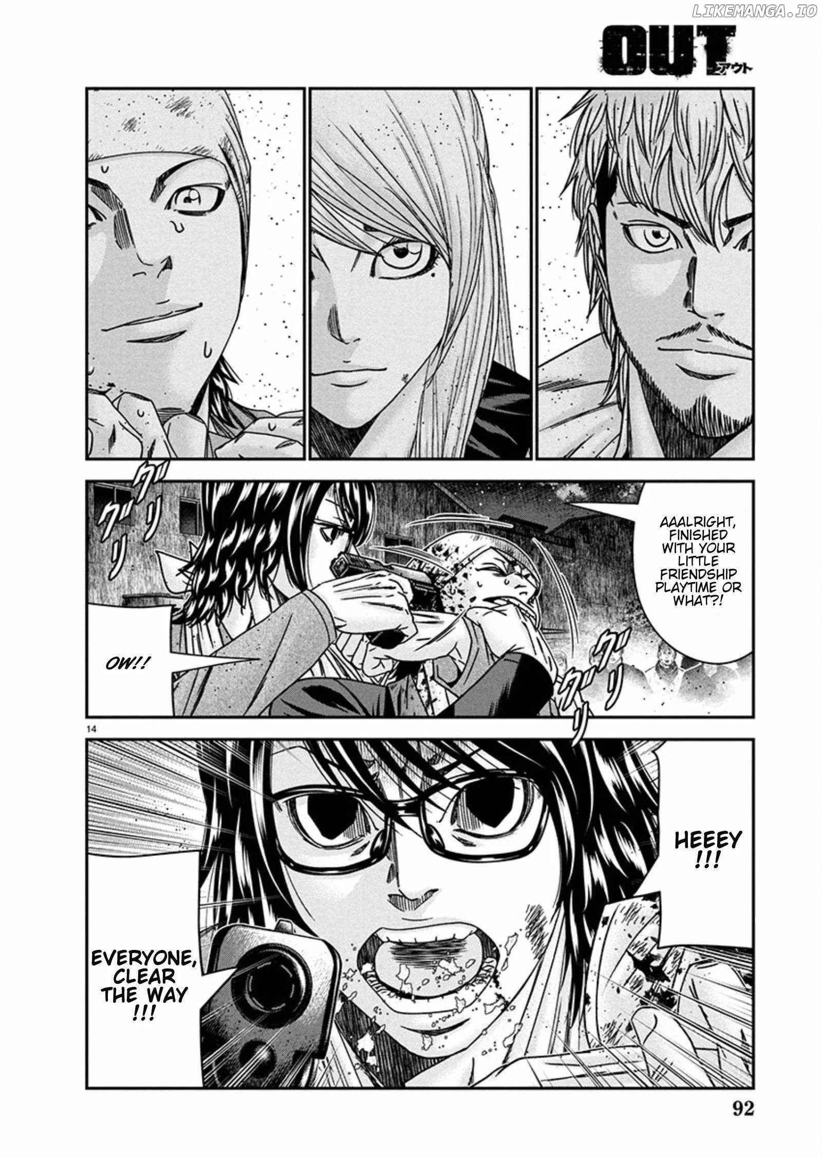 Out (Makoto Mizuta) Chapter 257 page 14