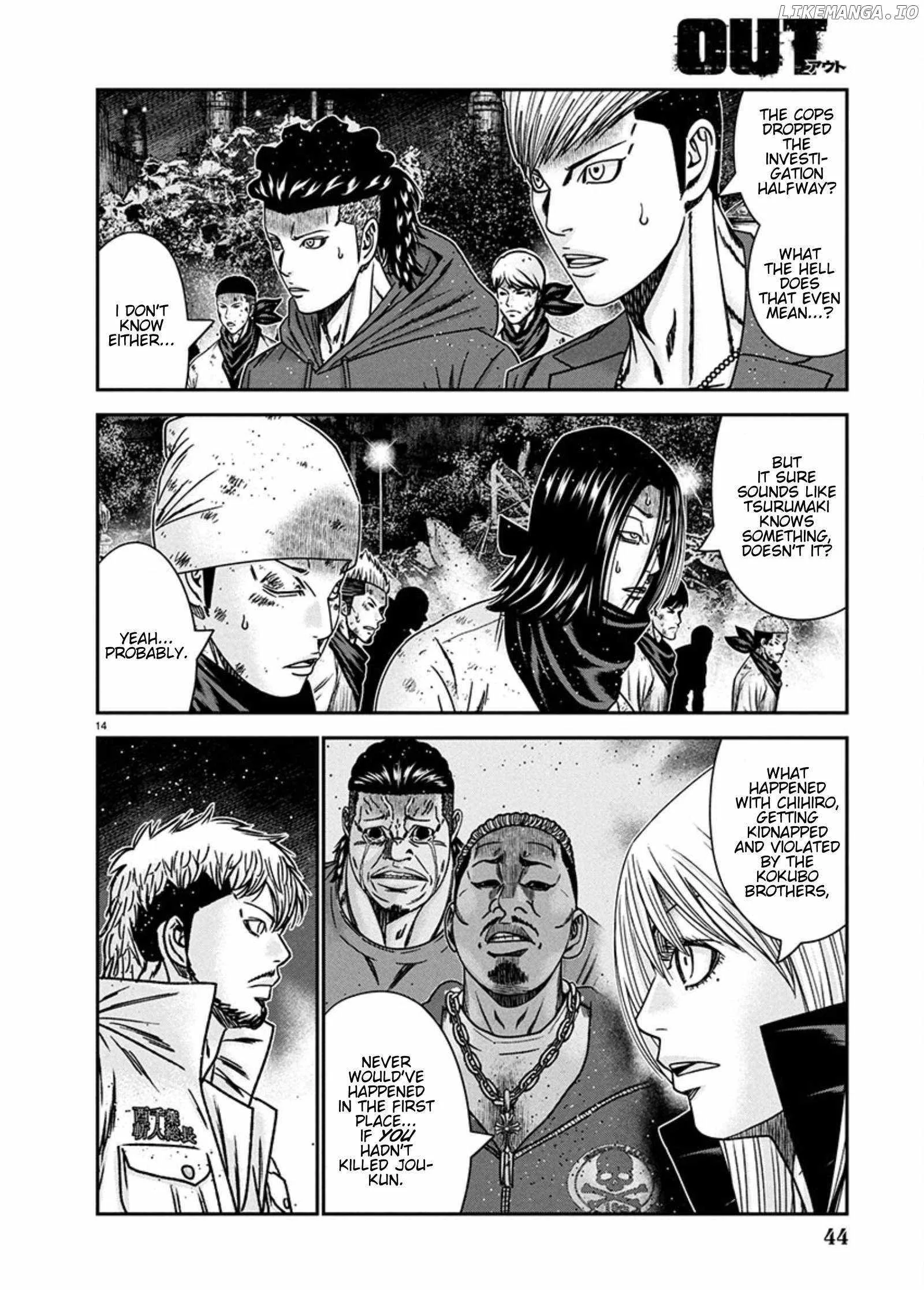 Out (Makoto Mizuta) Chapter 261 page 14