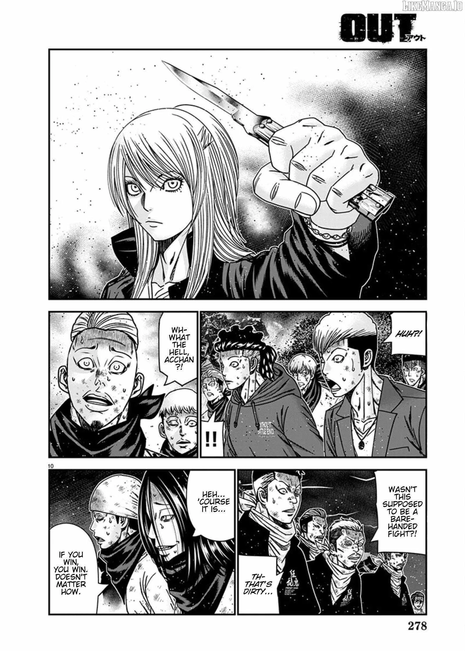 Out (Makoto Mizuta) Chapter 262 page 9