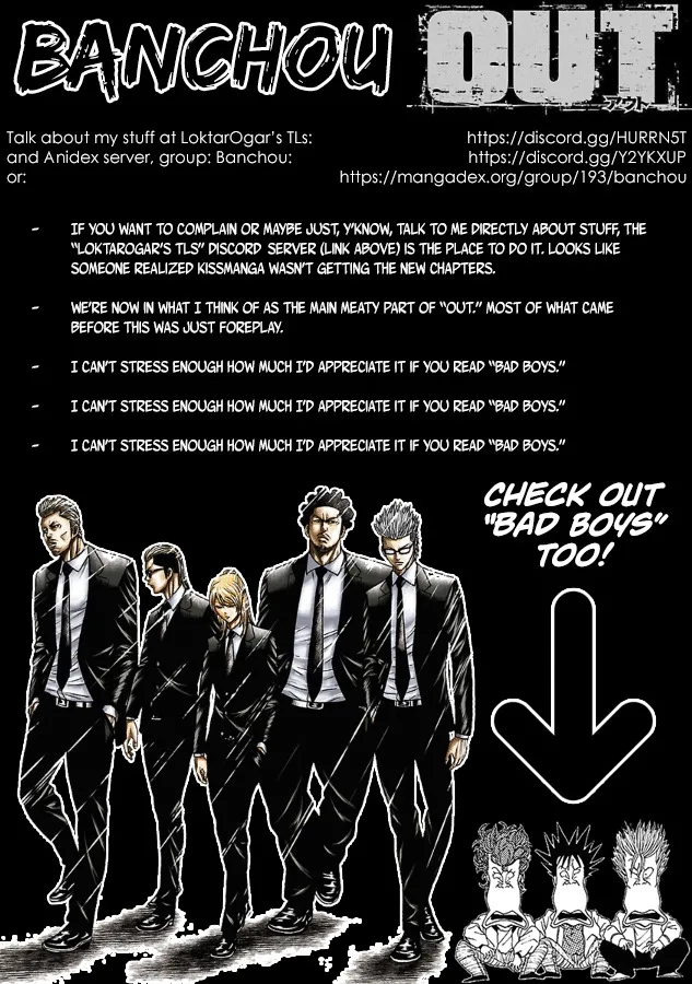 Out (Makoto Mizuta) Chapter 84 page 1