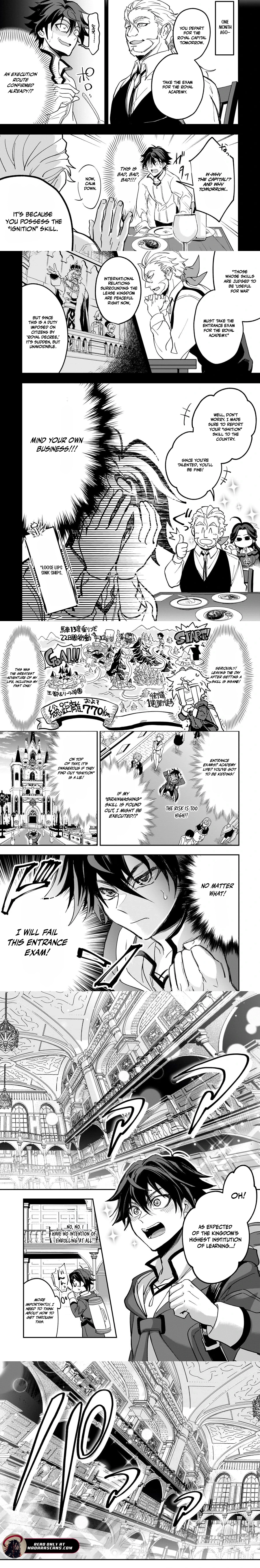 Overpowered in Another World with a Brainwashing Skill?! ~ I'll Be Executed if I'm Found Out, So I Tried to Live an Honest Life... But Now I'm Surrounded by Beautiful Girls?! ~ Chapter 2 page 2