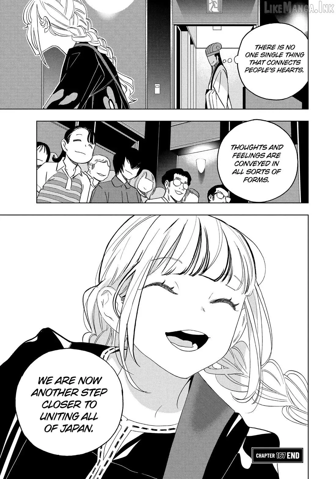 Paripi Koumei Chapter 167 page 17