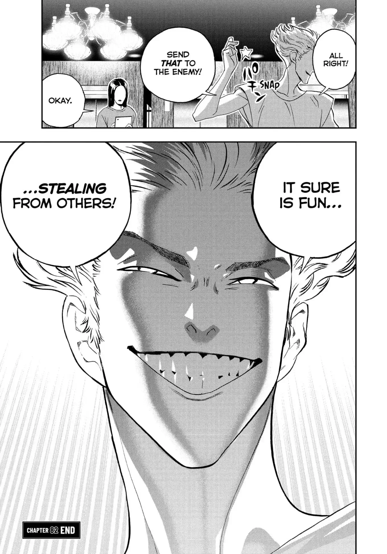 Paripi Koumei Chapter 82 page 21