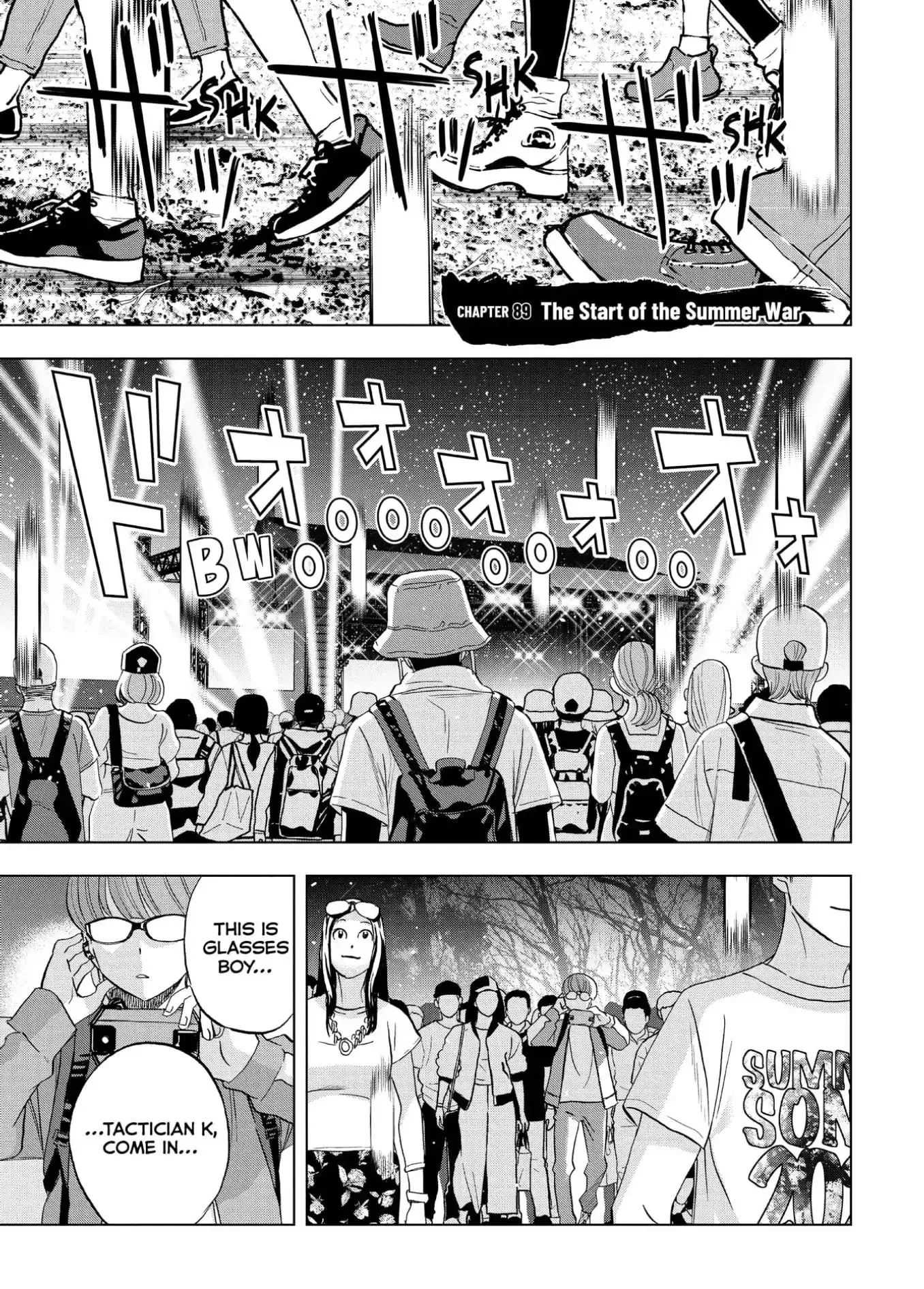 Paripi Koumei Chapter 89 page 1